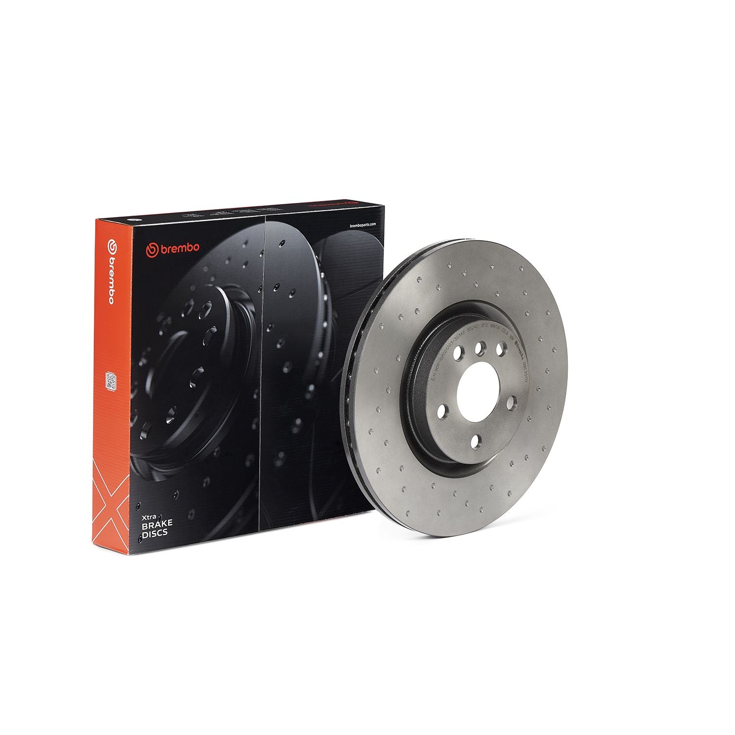 XTRA Drilled Front Disc Brake Rotor - 09.C351.1X_01