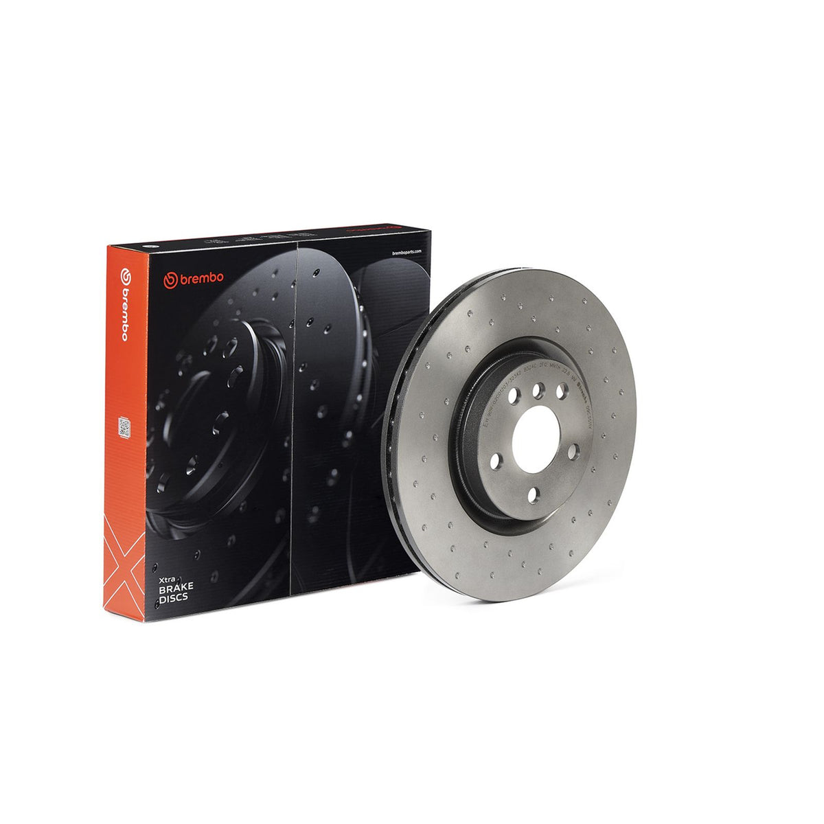 XTRA Drilled Front Disc Brake Rotor - 09.C351.1X_03
