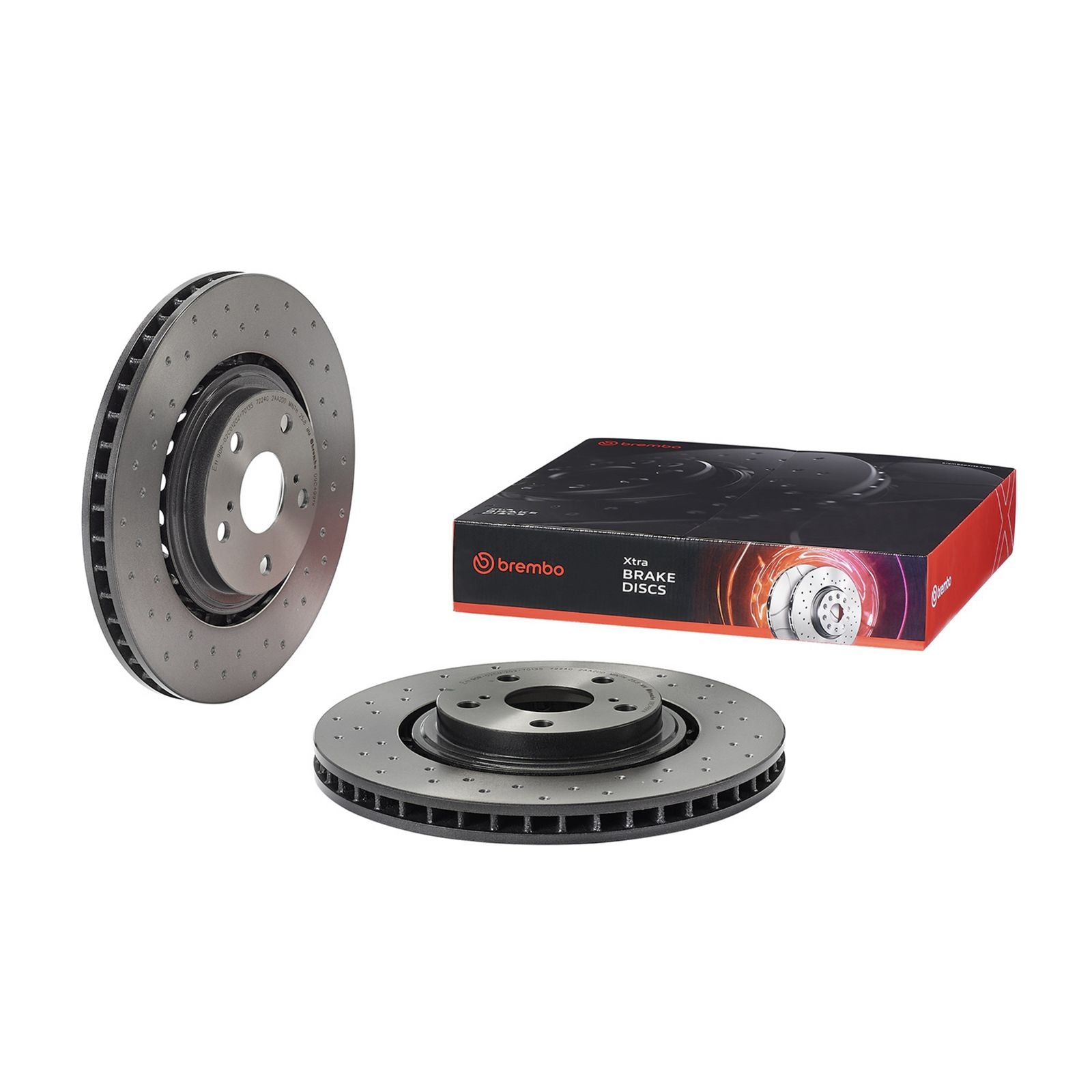 XTRA Drilled Front Disc Brake Rotor - 09.C499.1X_01