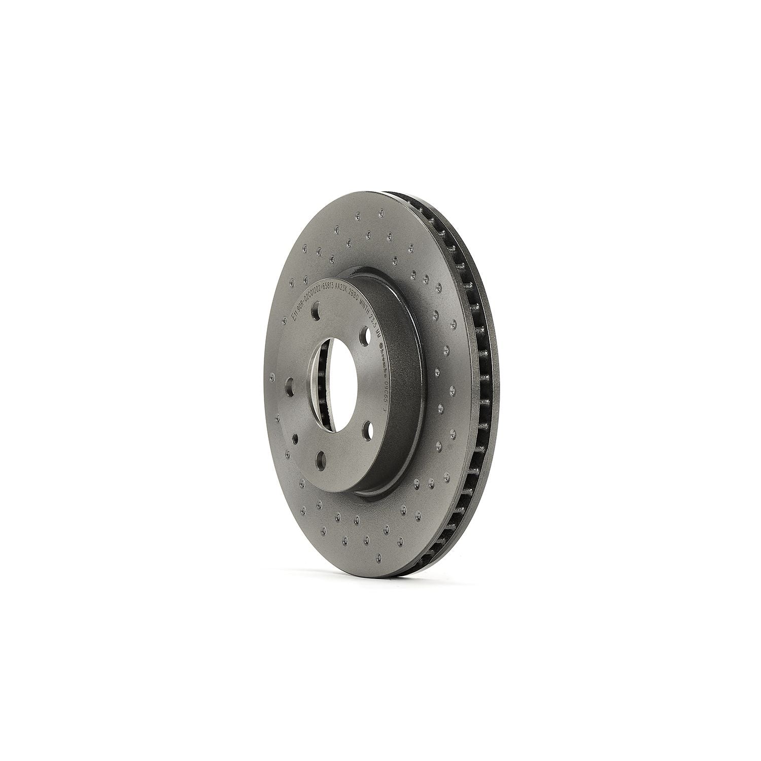 XTRA Drilled Front Disc Brake Rotor - 09.C651.1X_02