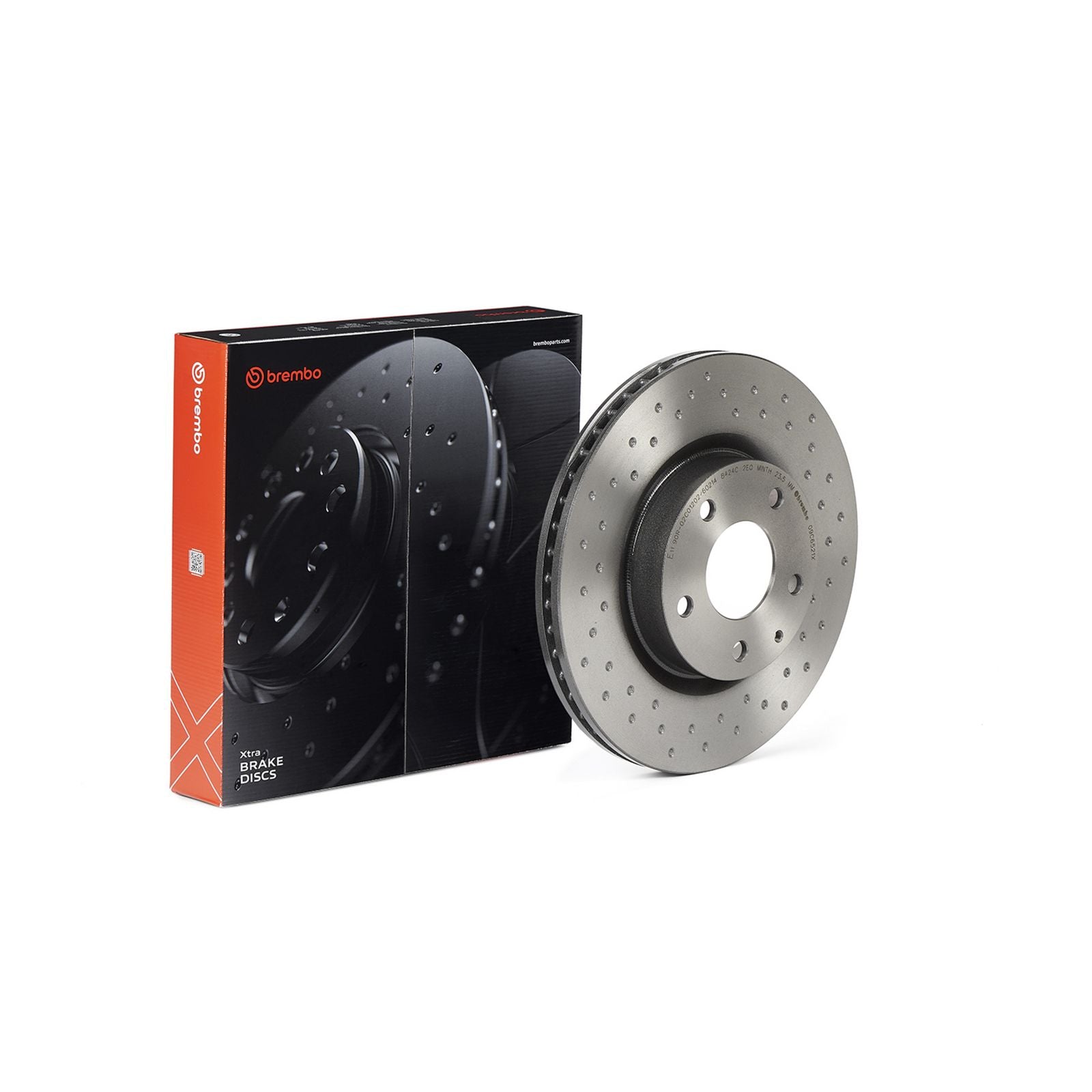 XTRA Drilled Front Disc Brake Rotor - 09.C652.1X_03