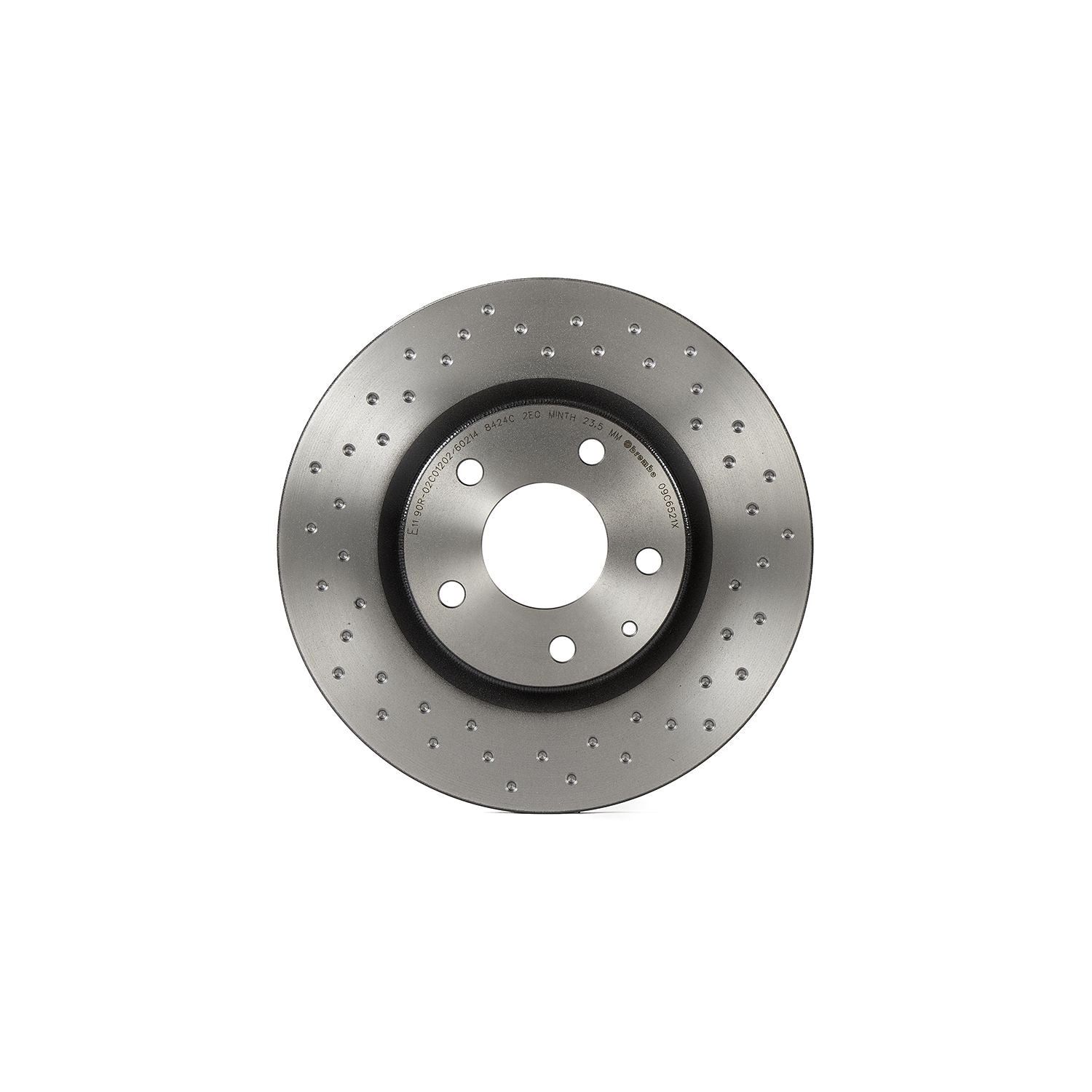 XTRA Drilled Front Disc Brake Rotor - 09.C652.1X_02