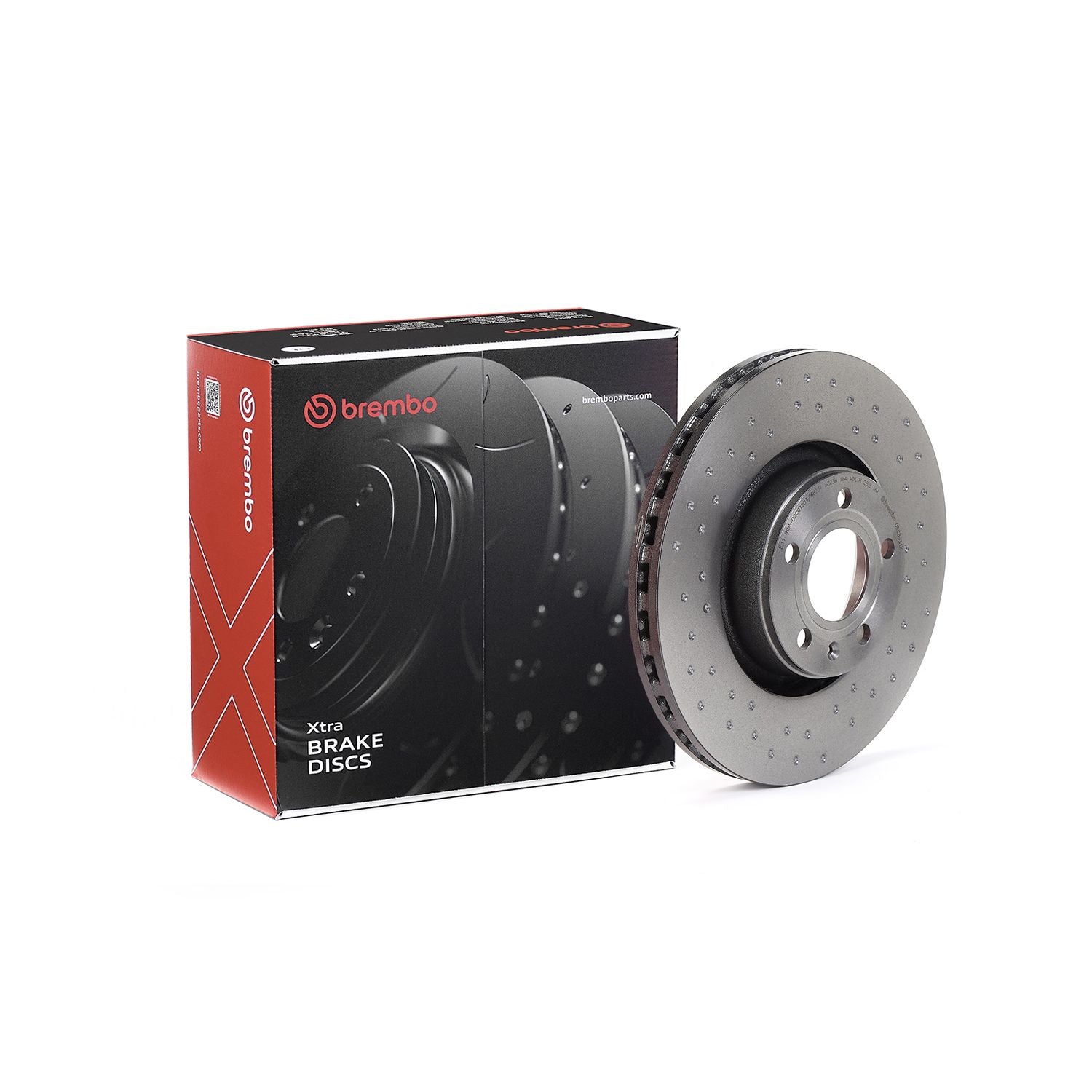 XTRA Drilled Front Disc Brake Rotor - 09.C895.1X_02