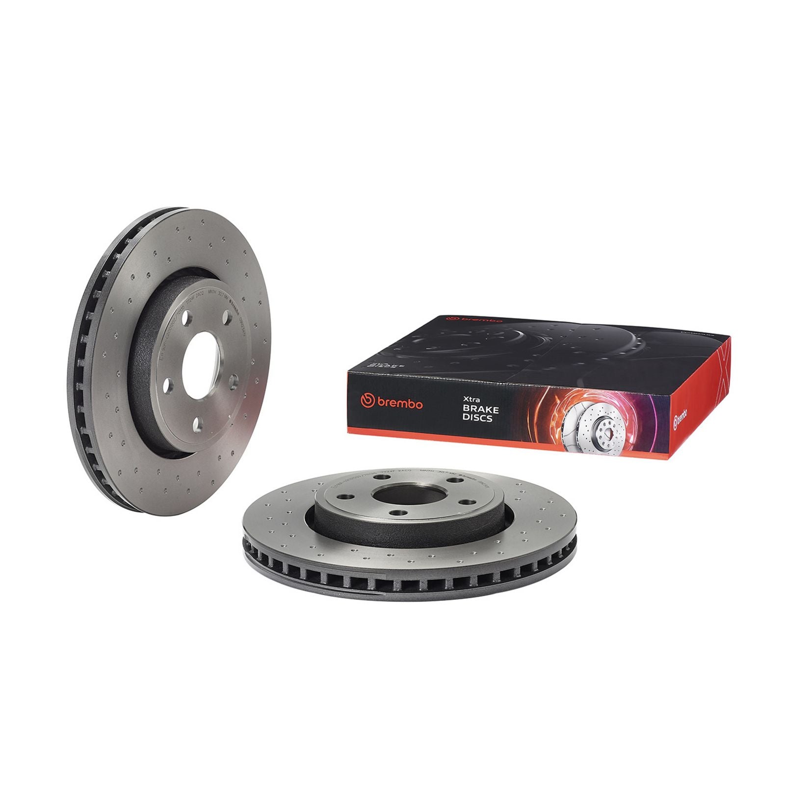XTRA Drilled Front Disc Brake Rotor - 09.N234.1X_01