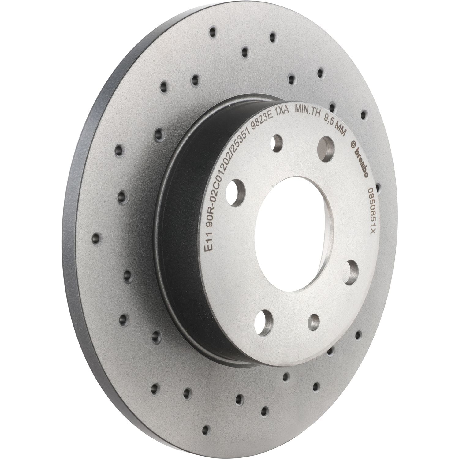 XTRA Drilled Rear Disc Brake Rotor - 08.5085.1X_01