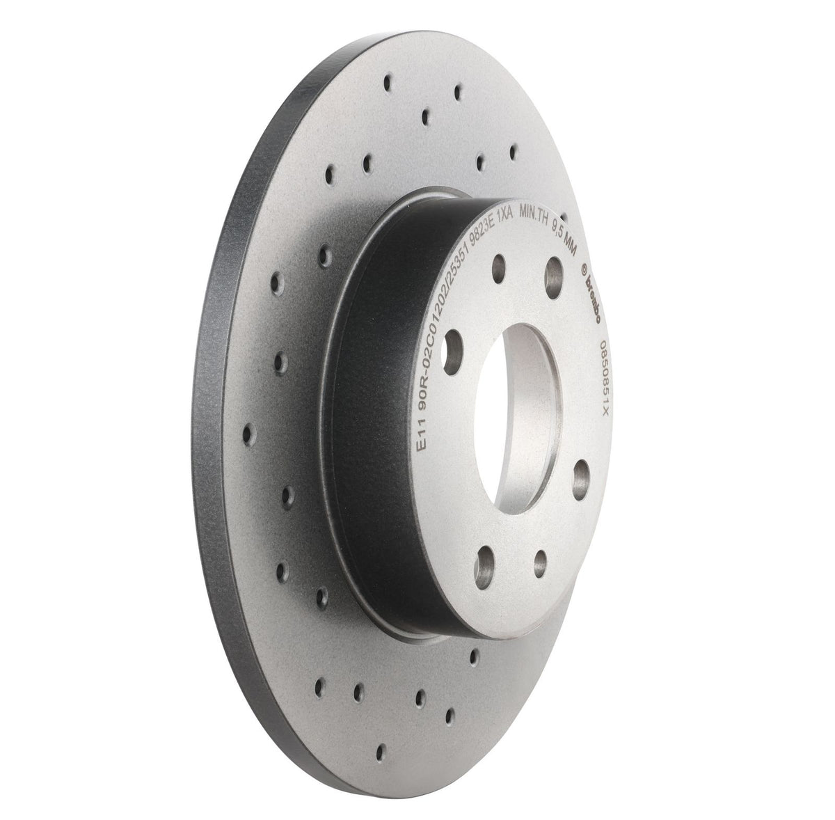 XTRA Drilled Rear Disc Brake Rotor - 08.5085.1X_27