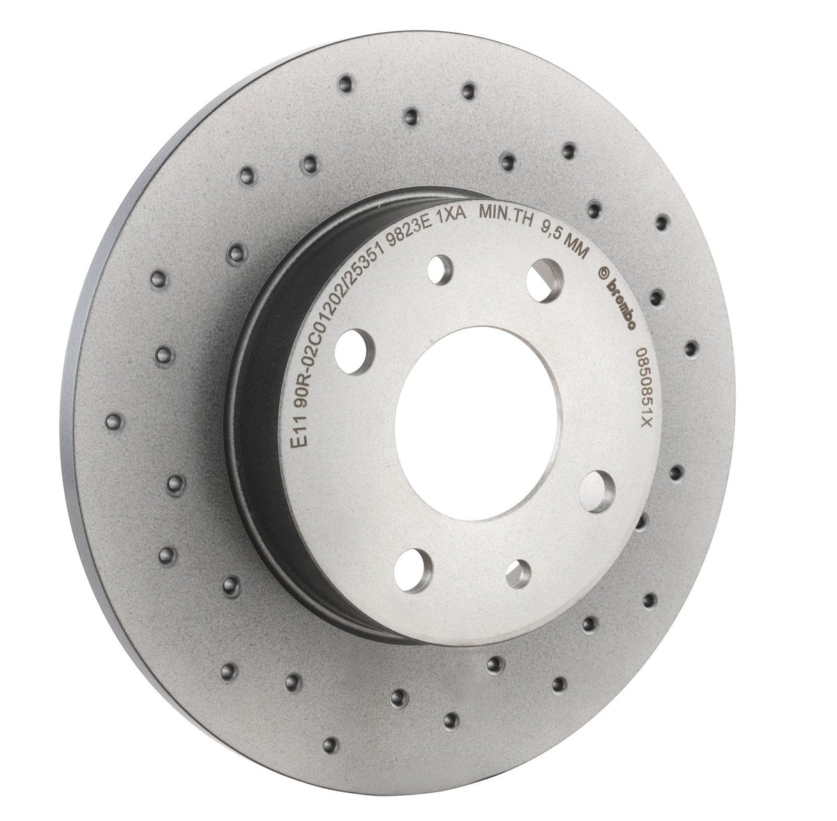 XTRA Drilled Rear Disc Brake Rotor - 08.5085.1X_29
