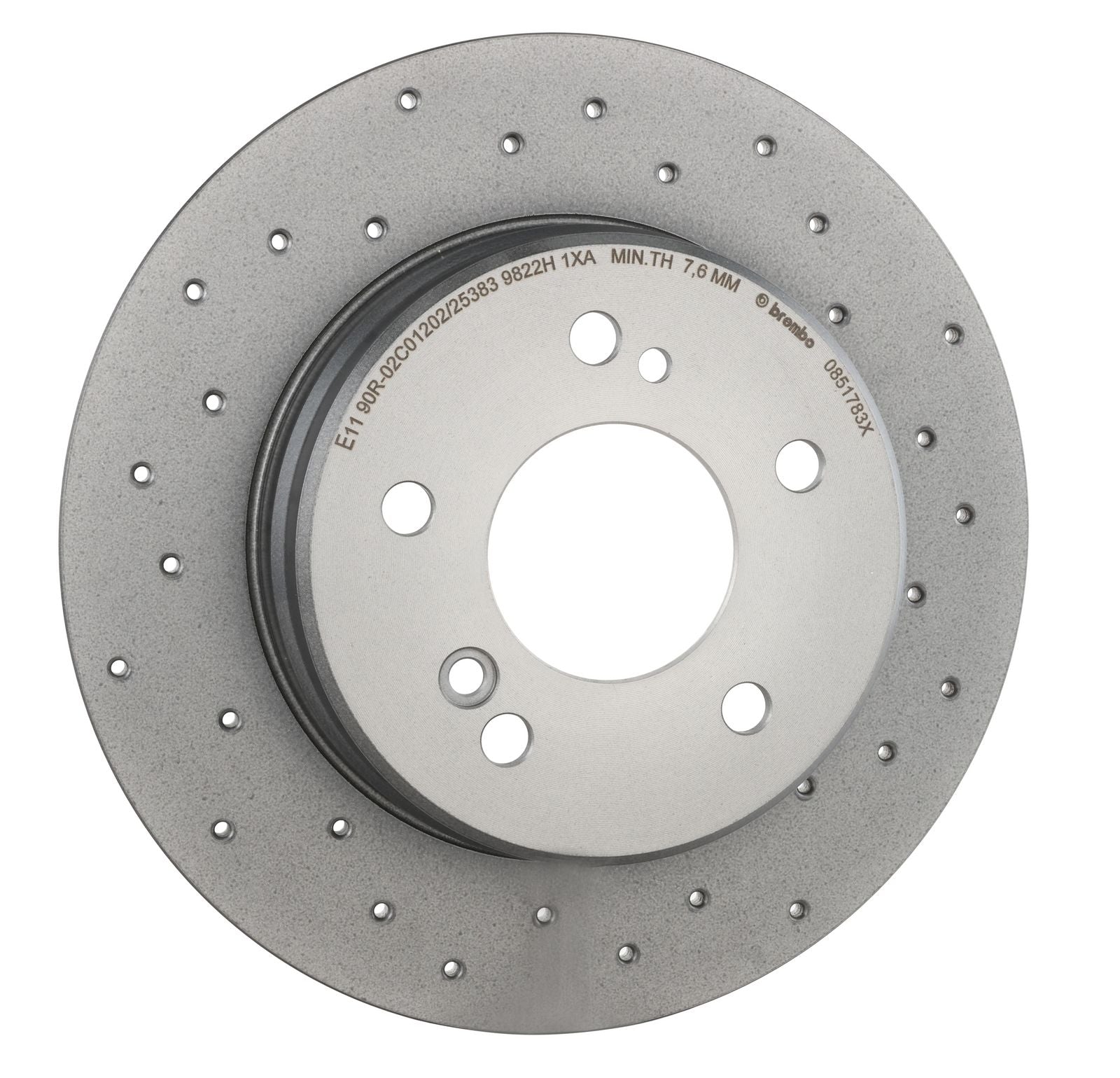 XTRA Drilled Rear Disc Brake Rotor - 08.5178.3X_30