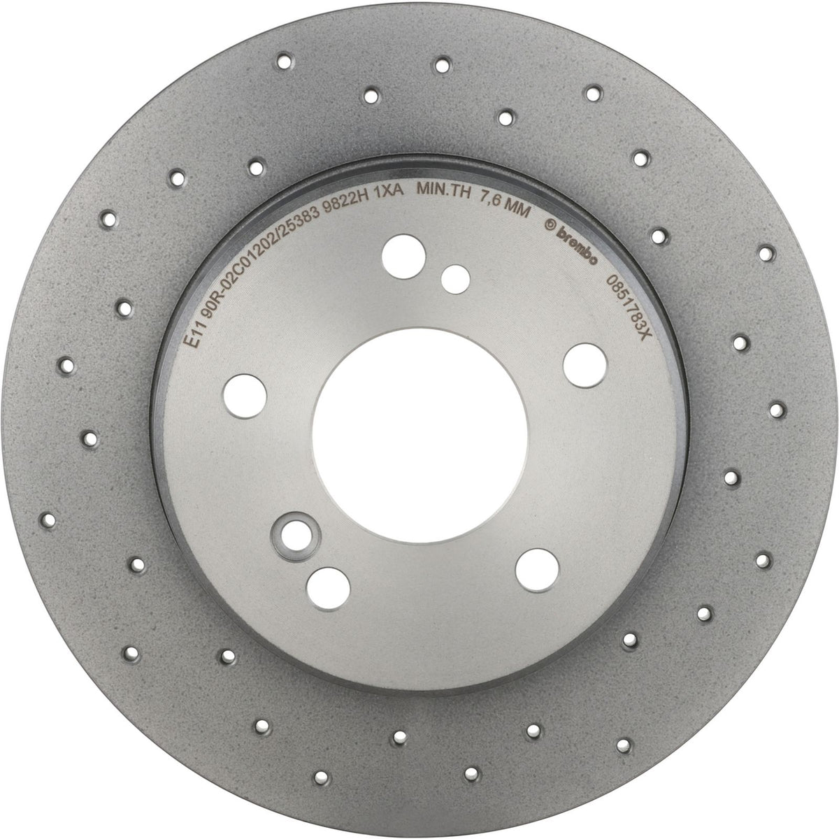 XTRA Drilled Rear Disc Brake Rotor - 08.5178.3X_02