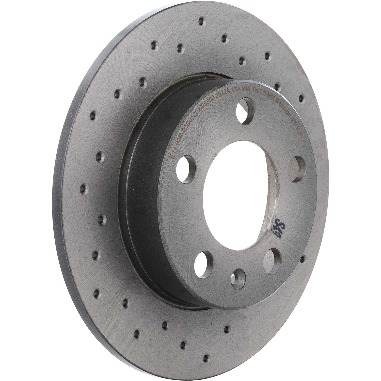 XTRA Drilled Rear Disc Brake Rotor - 08.7165.1X_05