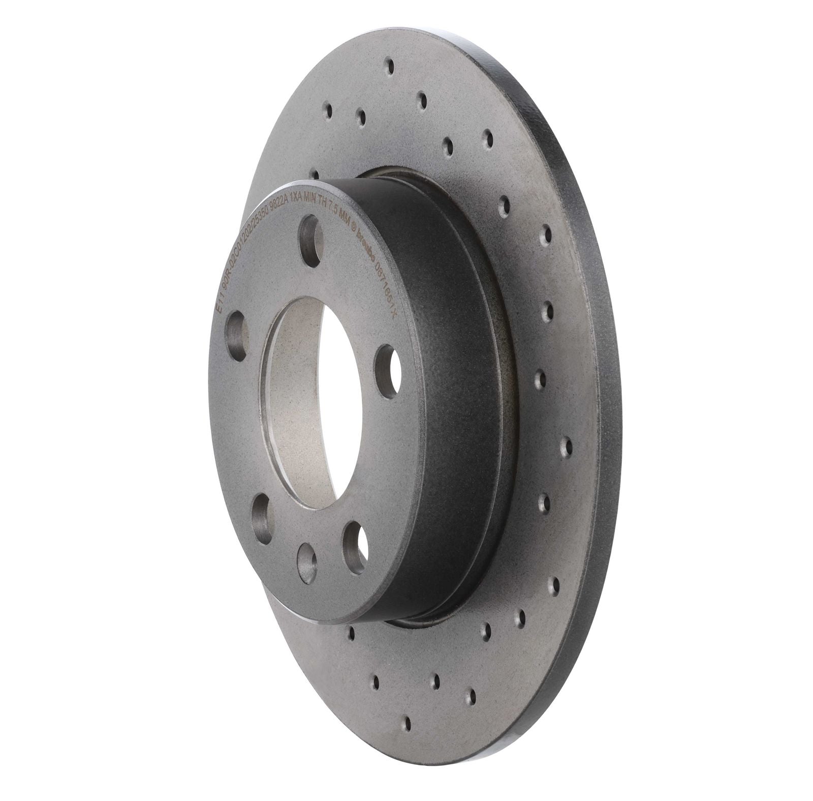 XTRA Drilled Rear Disc Brake Rotor - 08.7165.1X_11