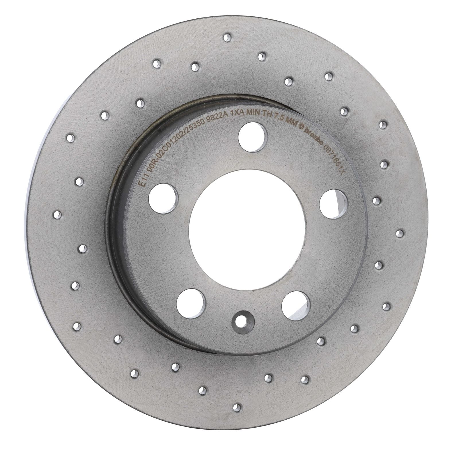 XTRA Drilled Rear Disc Brake Rotor - 08.7165.1X_30