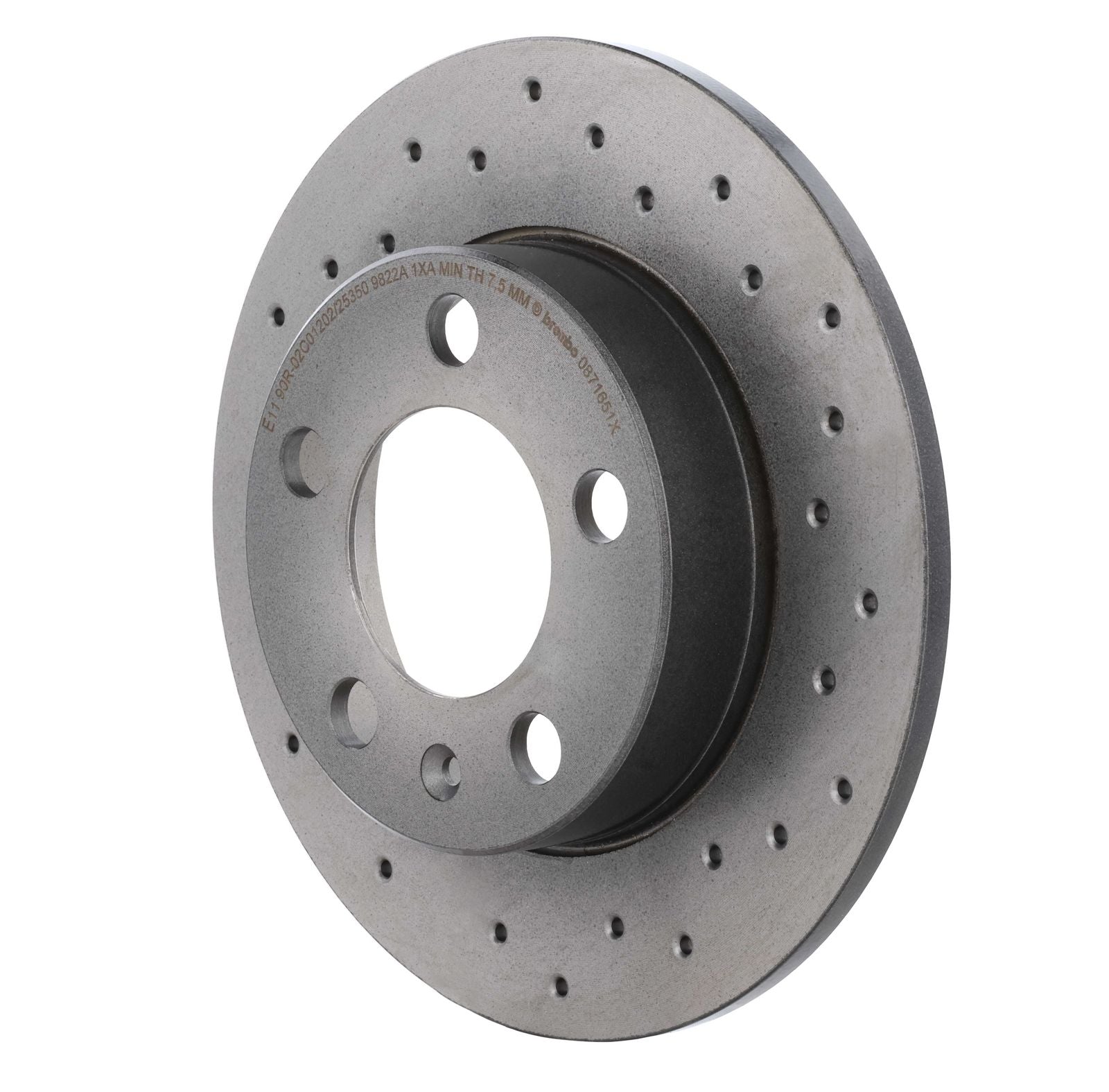 XTRA Drilled Rear Disc Brake Rotor - 08.7165.1X_10