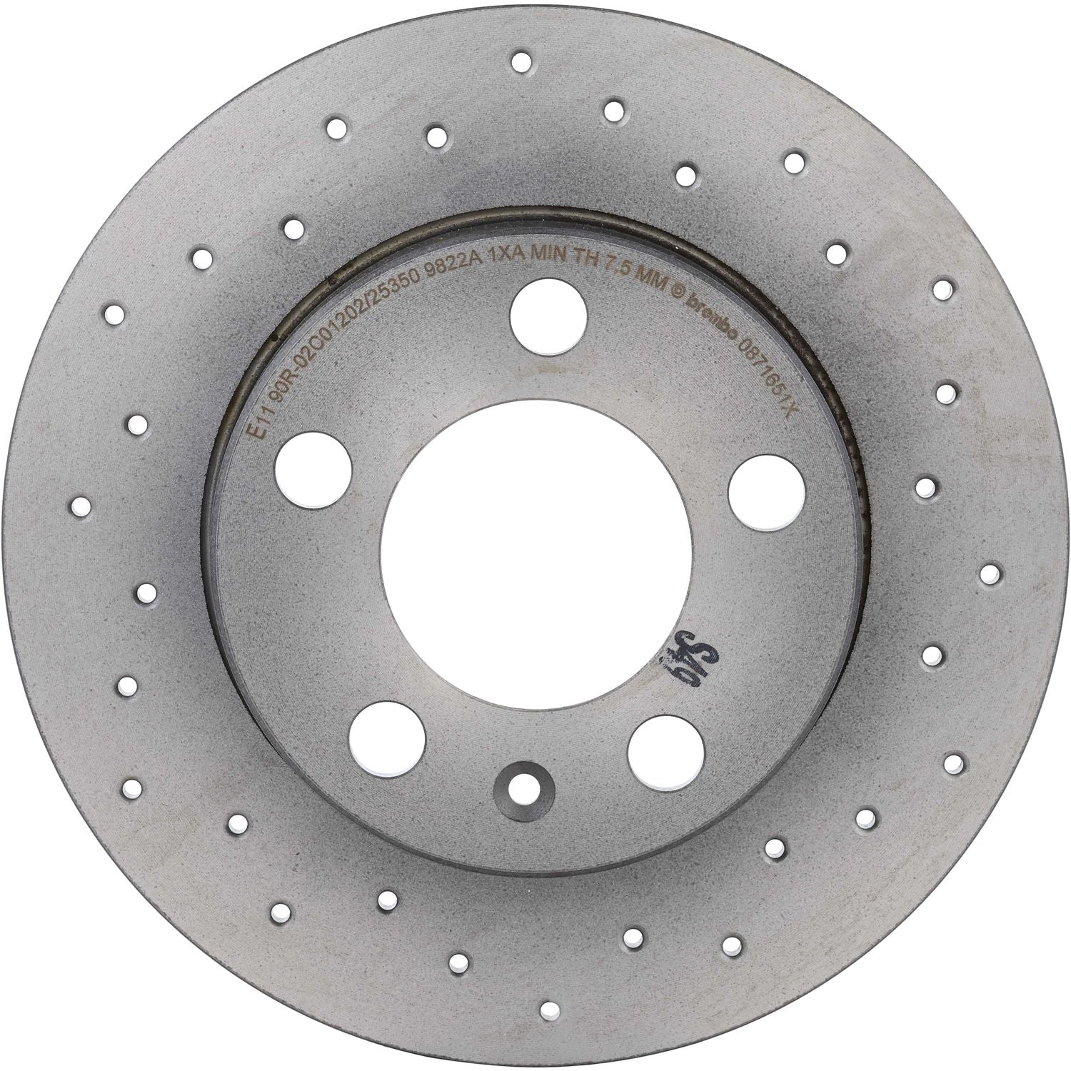 XTRA Drilled Rear Disc Brake Rotor - 08.7165.1X_04
