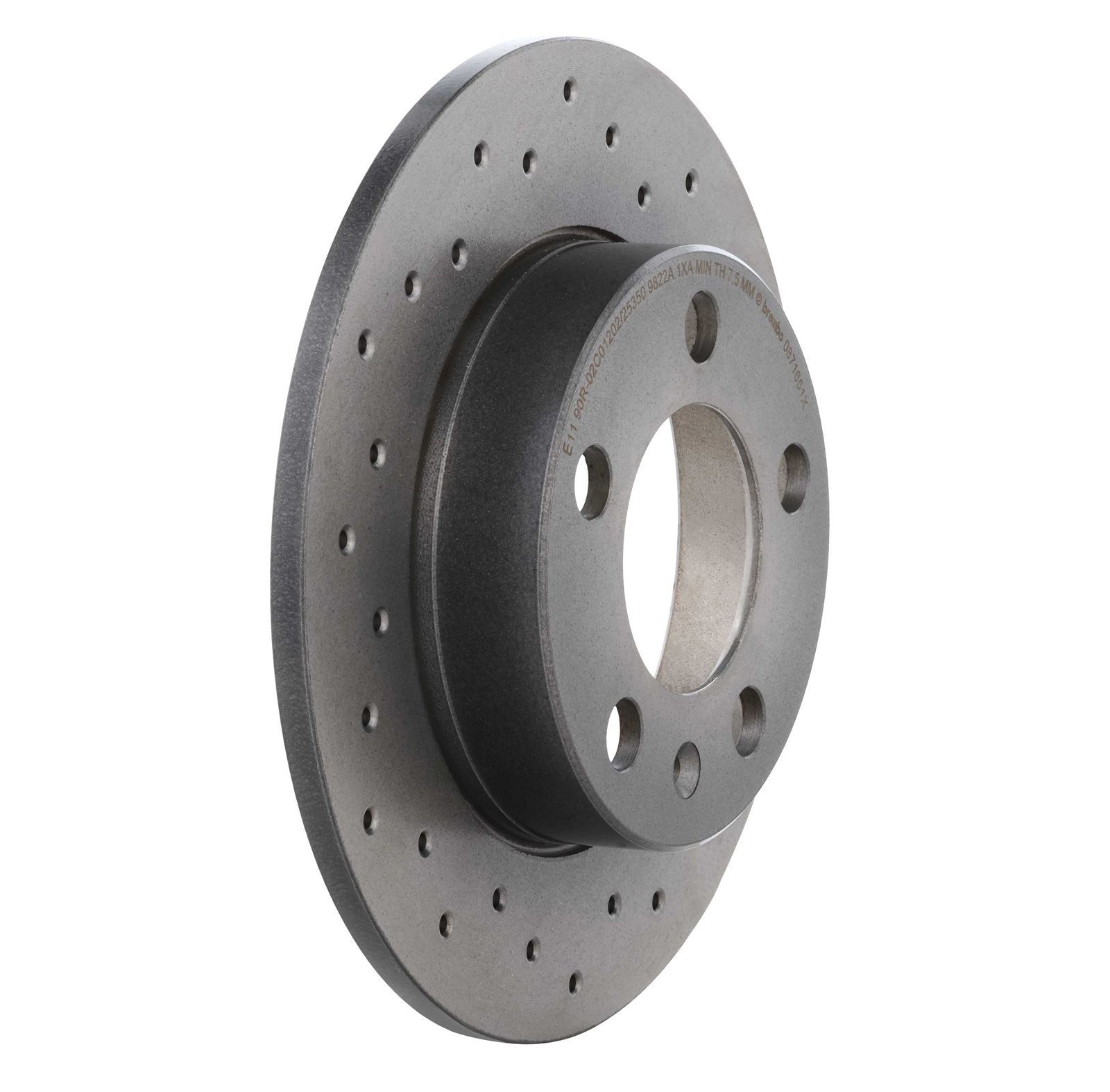 XTRA Drilled Rear Disc Brake Rotor - 08.7165.1X_27
