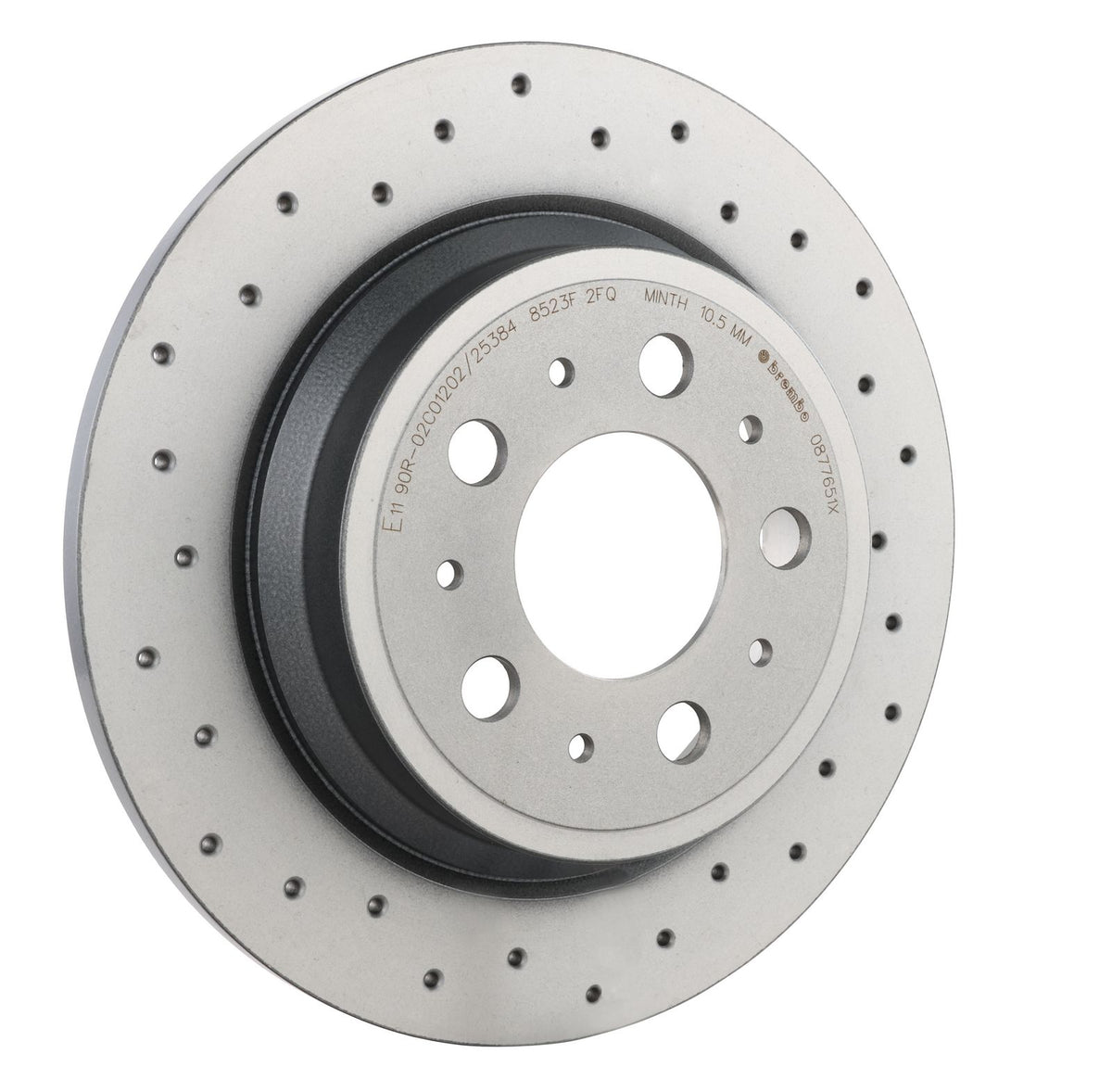 XTRA Drilled Rear Disc Brake Rotor - 08.7765.1X_29