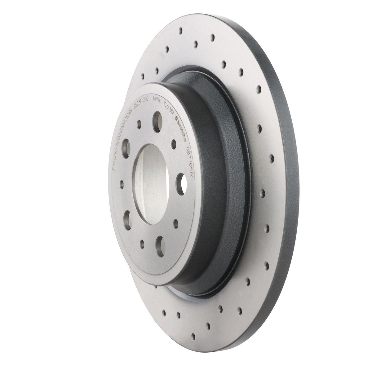 XTRA Drilled Rear Disc Brake Rotor - 08.7765.1X_11