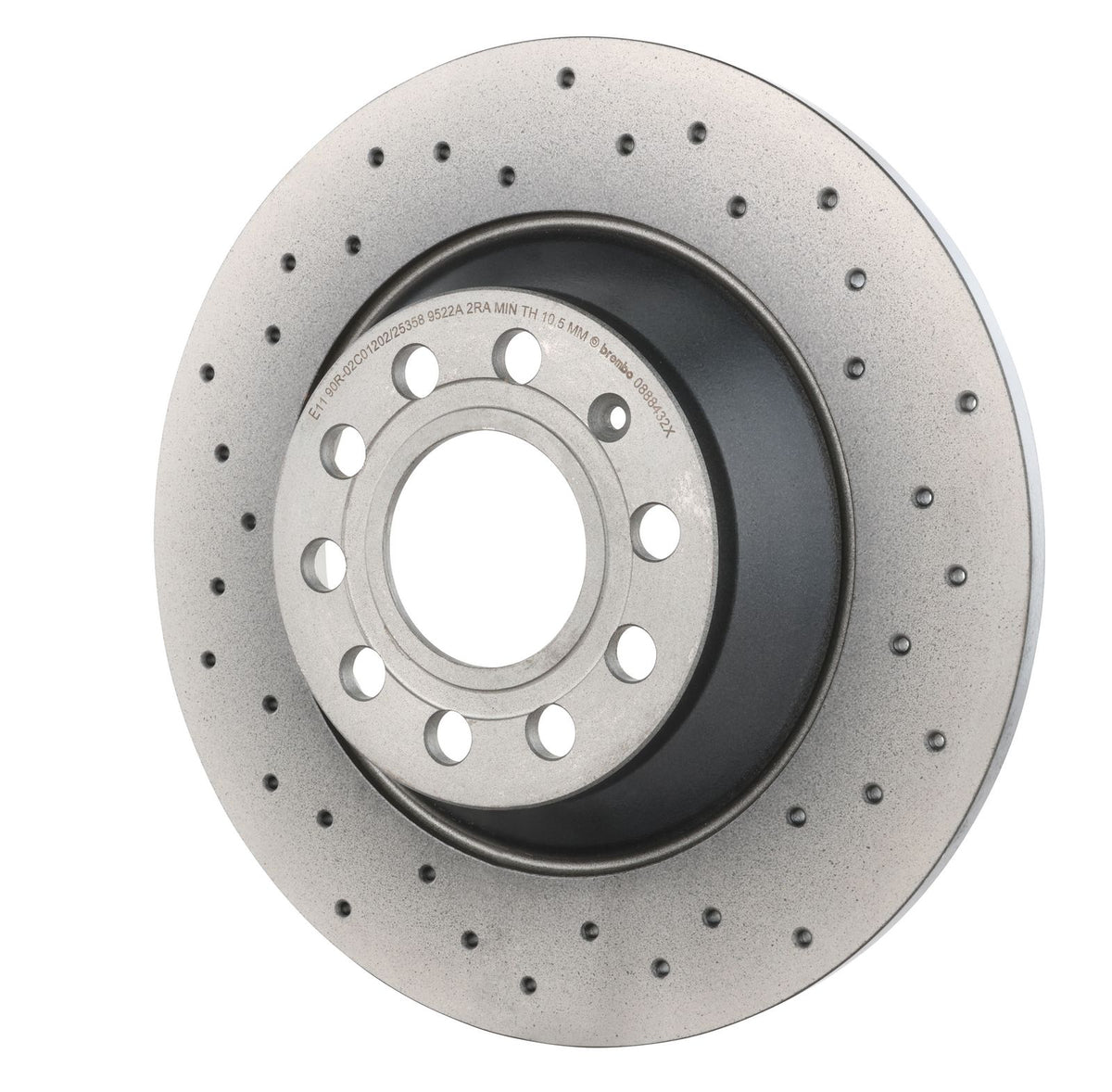 XTRA Drilled Rear Disc Brake Rotor - 08.8843.2X_09