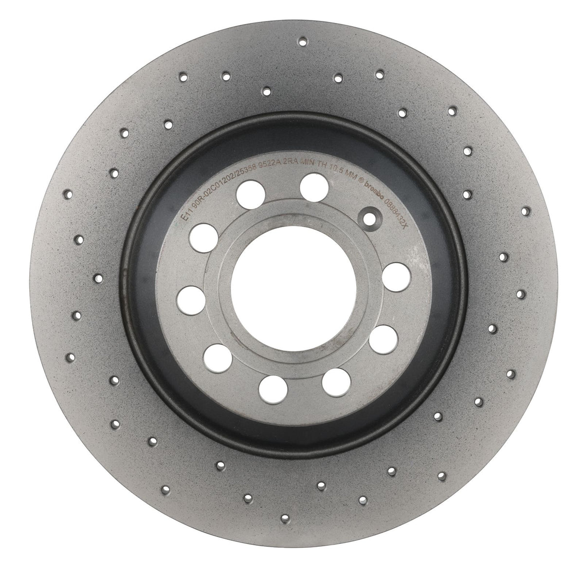 XTRA Drilled Rear Disc Brake Rotor - 08.8843.2X_07