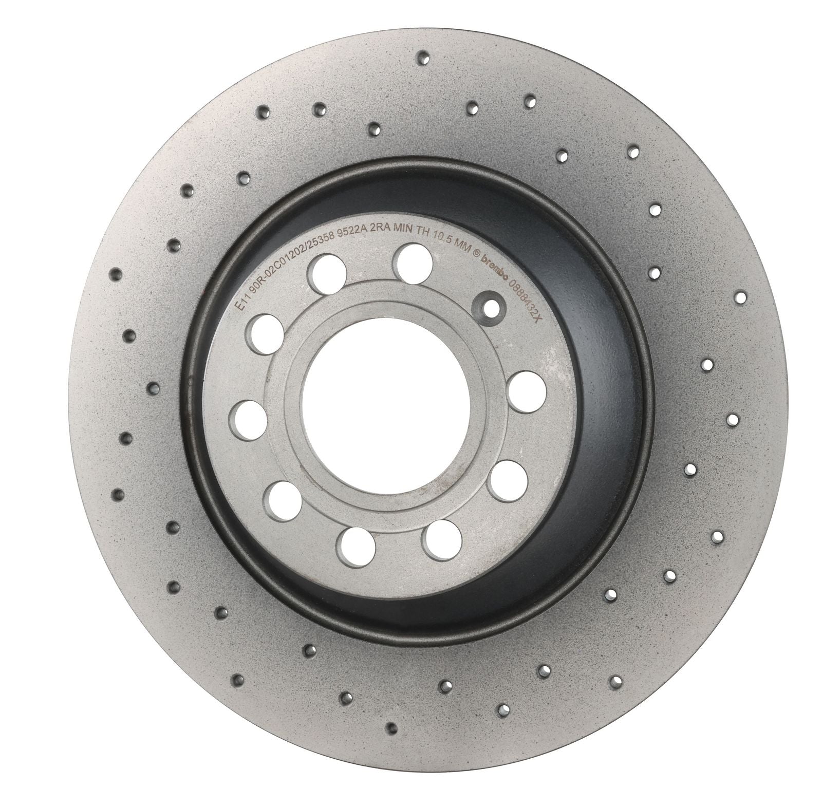 XTRA Drilled Rear Disc Brake Rotor - 08.8843.2X_08