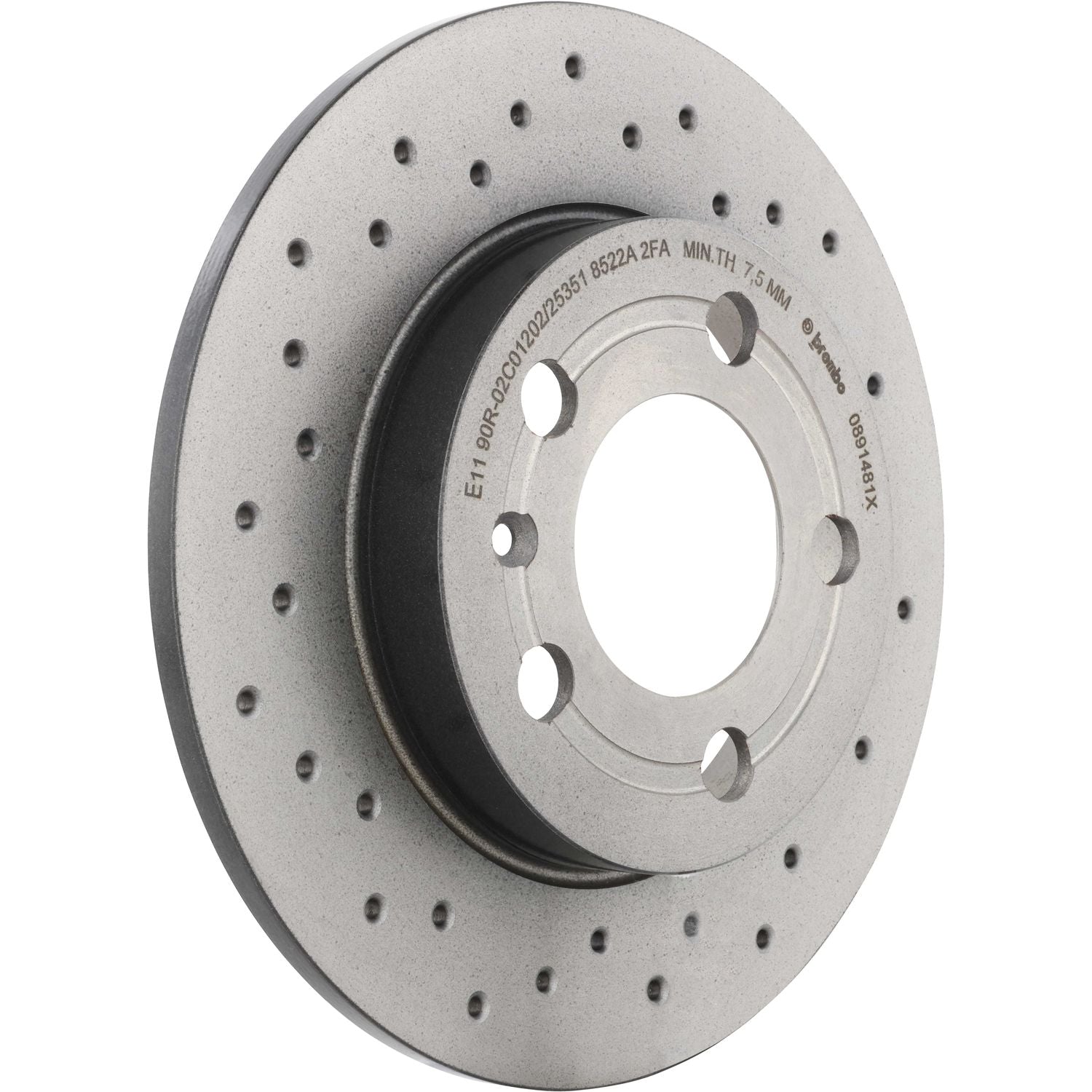XTRA Drilled Rear Disc Brake Rotor - 08.9148.1X_01