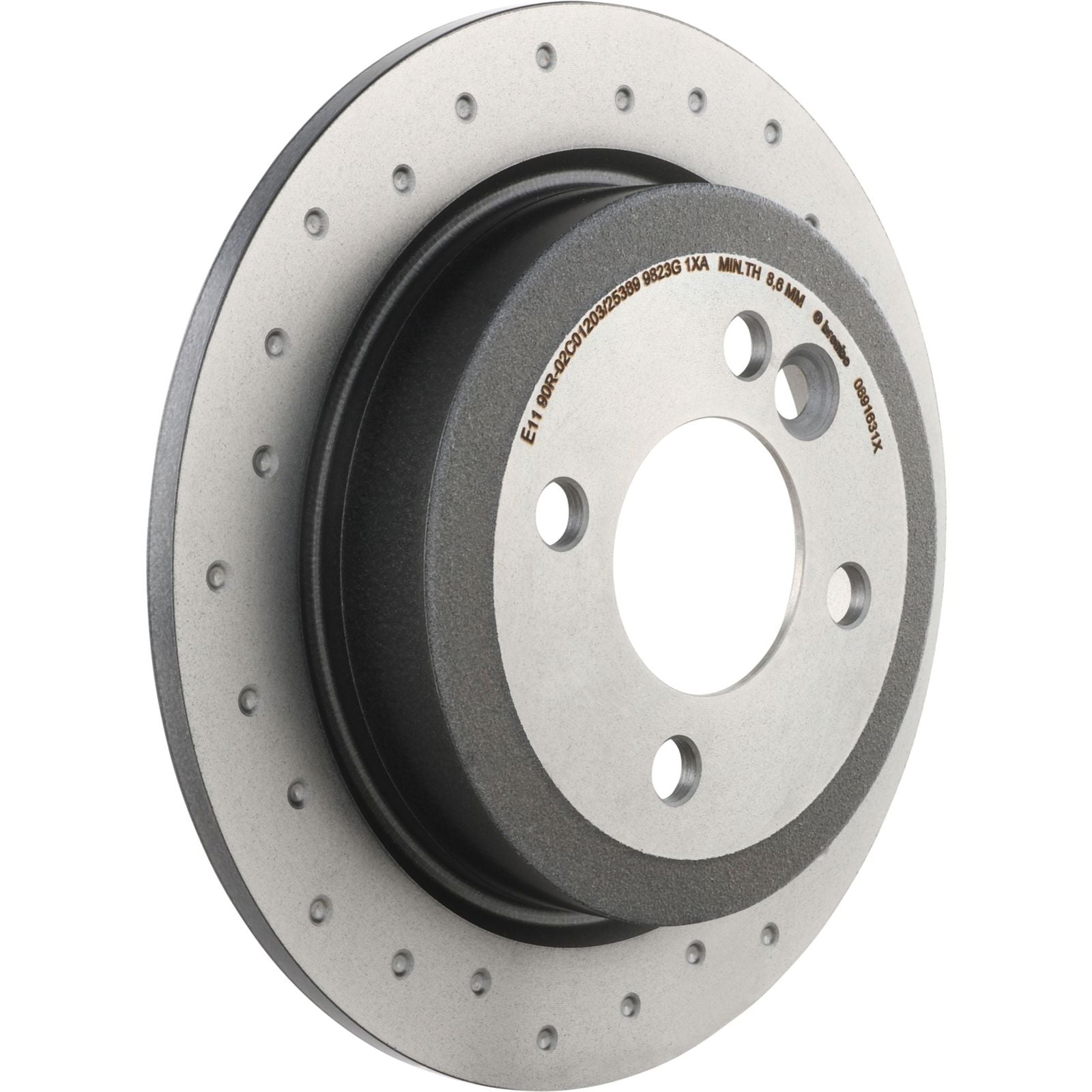 XTRA Drilled Rear Disc Brake Rotor - 08.9163.1X_03