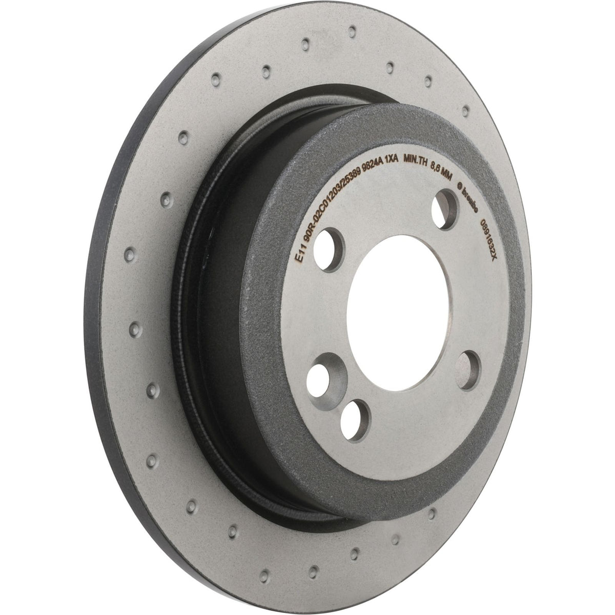XTRA Drilled Rear Disc Brake Rotor - 08.9163.2X_03
