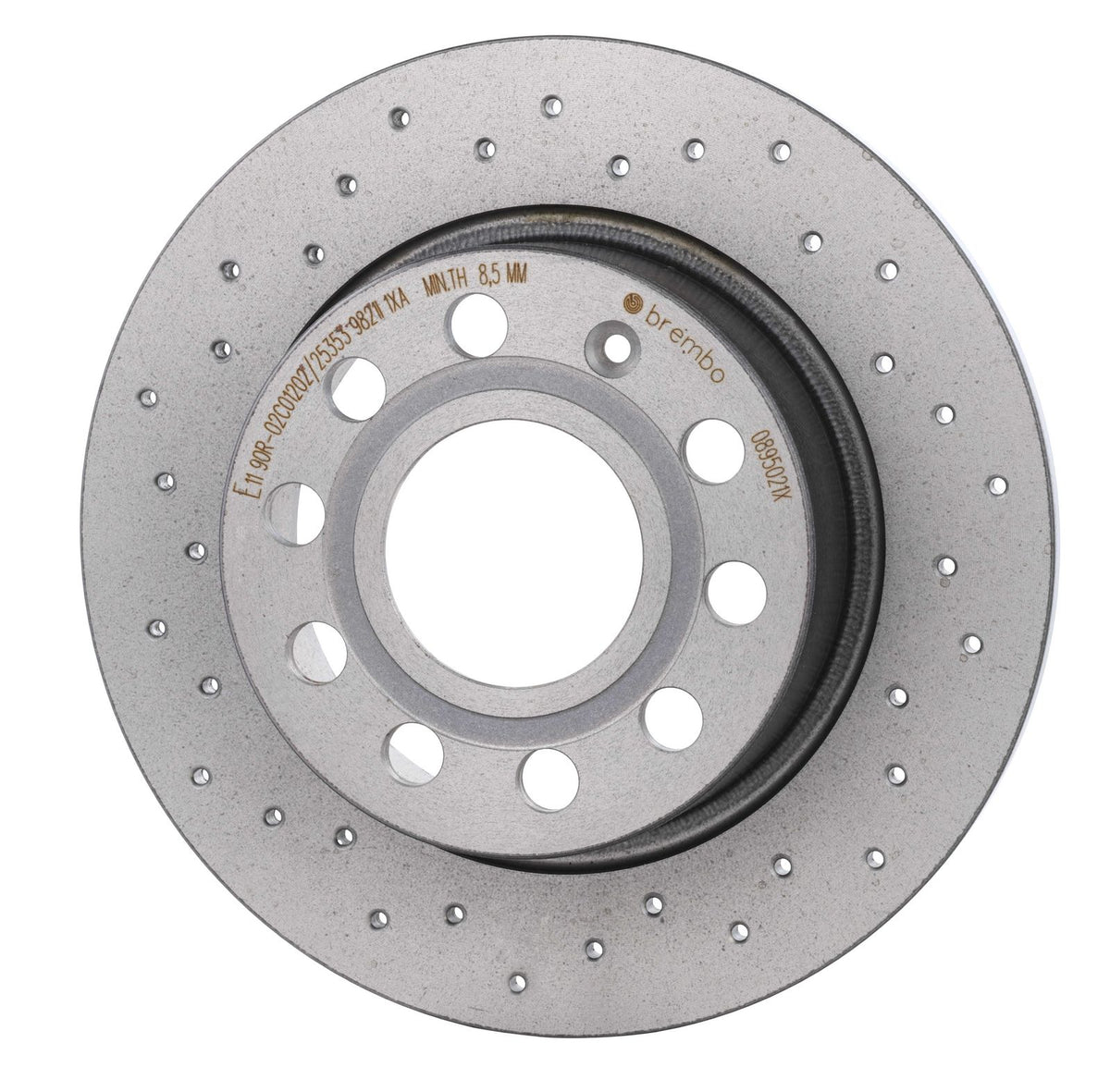 XTRA Drilled Rear Disc Brake Rotor - 08.9502.1X_08
