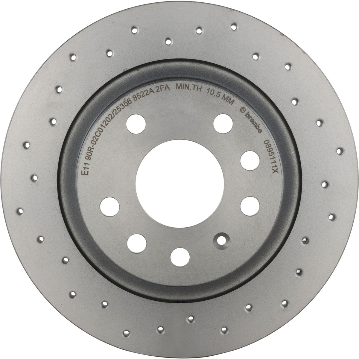 XTRA Drilled Rear Disc Brake Rotor - 08.9511.1X_03