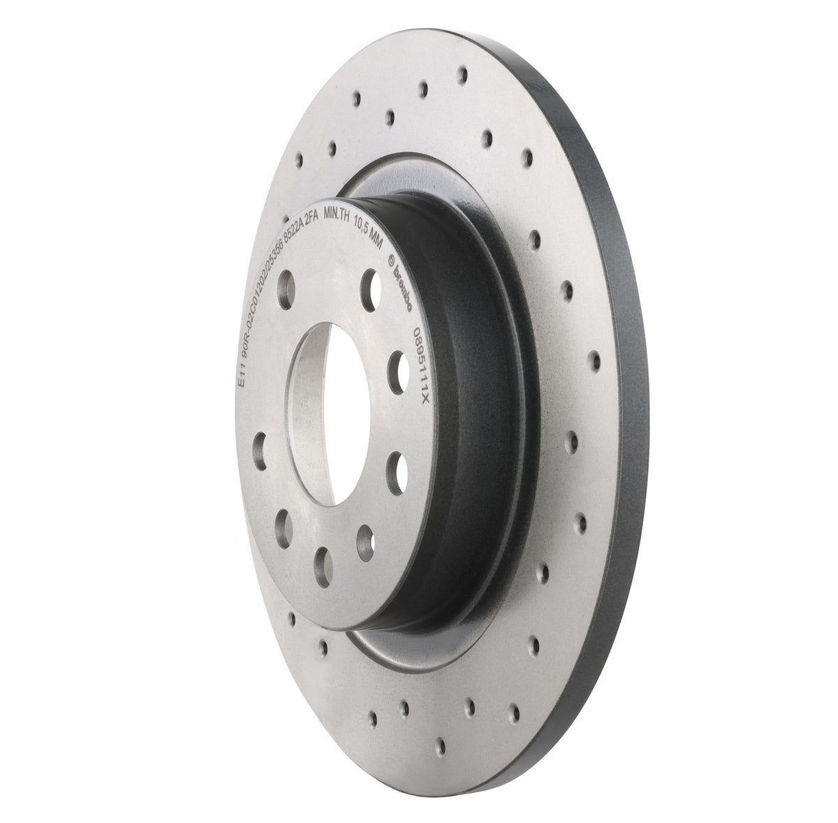 XTRA Drilled Rear Disc Brake Rotor - 08.9511.1X_11