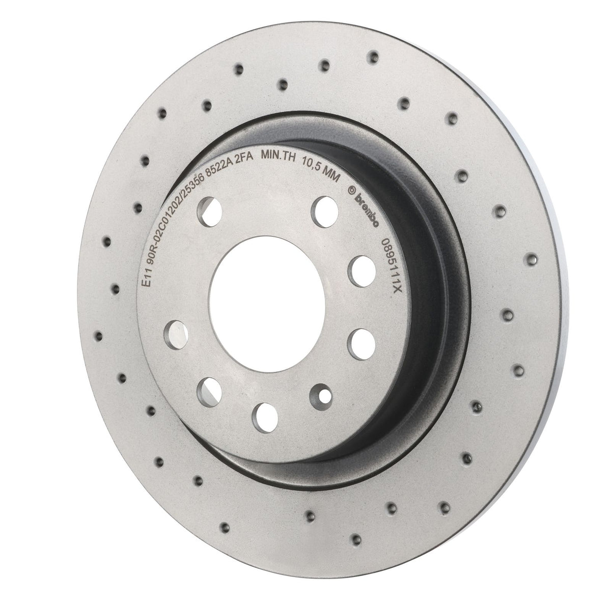 XTRA Drilled Rear Disc Brake Rotor - 08.9511.1X_09
