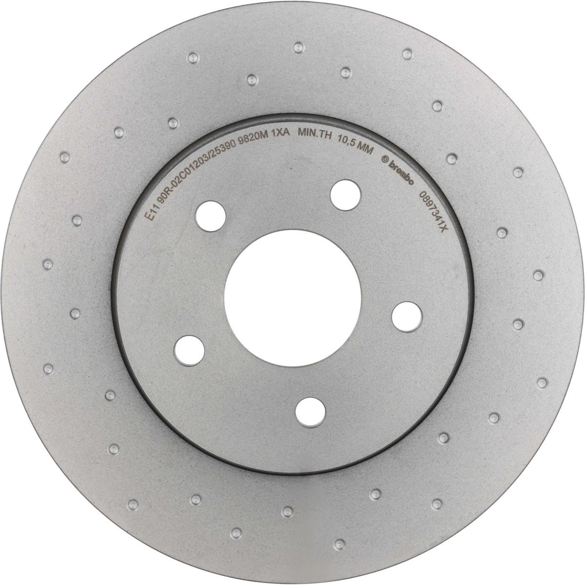 XTRA Drilled Rear Disc Brake Rotor - 08.9734.1X_05
