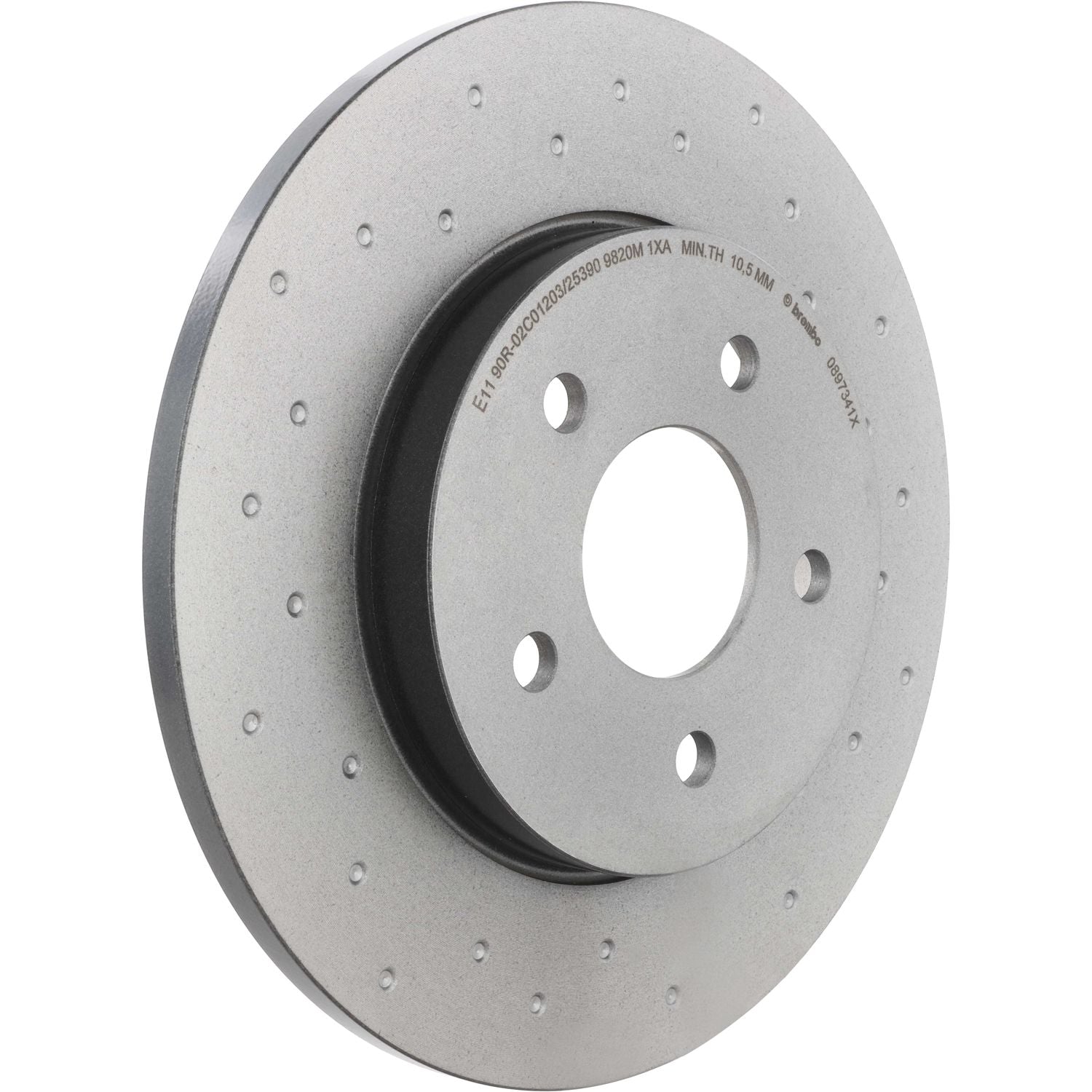 XTRA Drilled Rear Disc Brake Rotor - 08.9734.1X_01