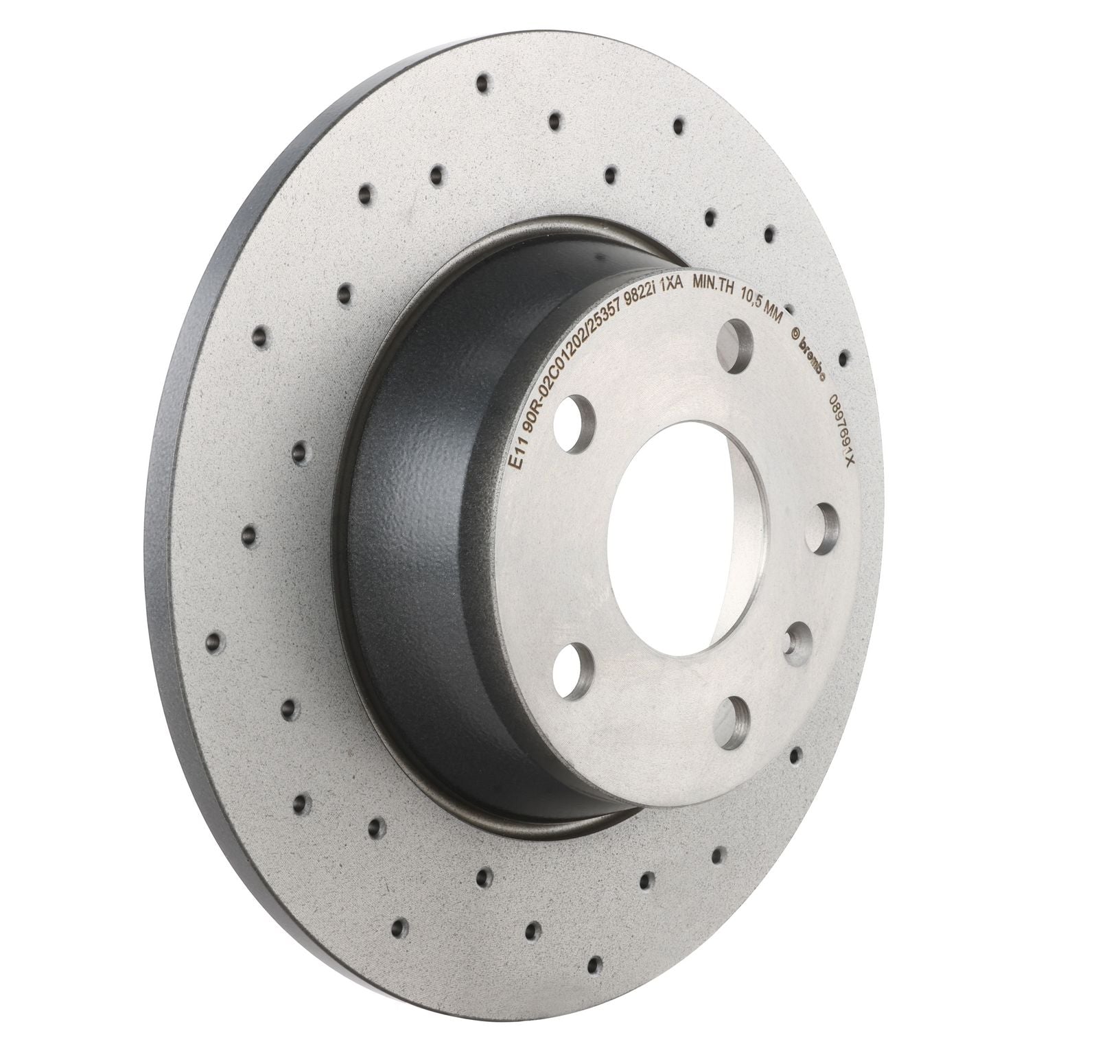 XTRA Drilled Rear Disc Brake Rotor - 08.9769.1X_28
