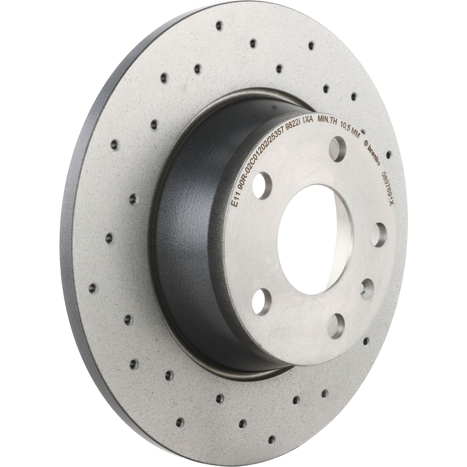 XTRA Drilled Rear Disc Brake Rotor - 08.9769.1X_05