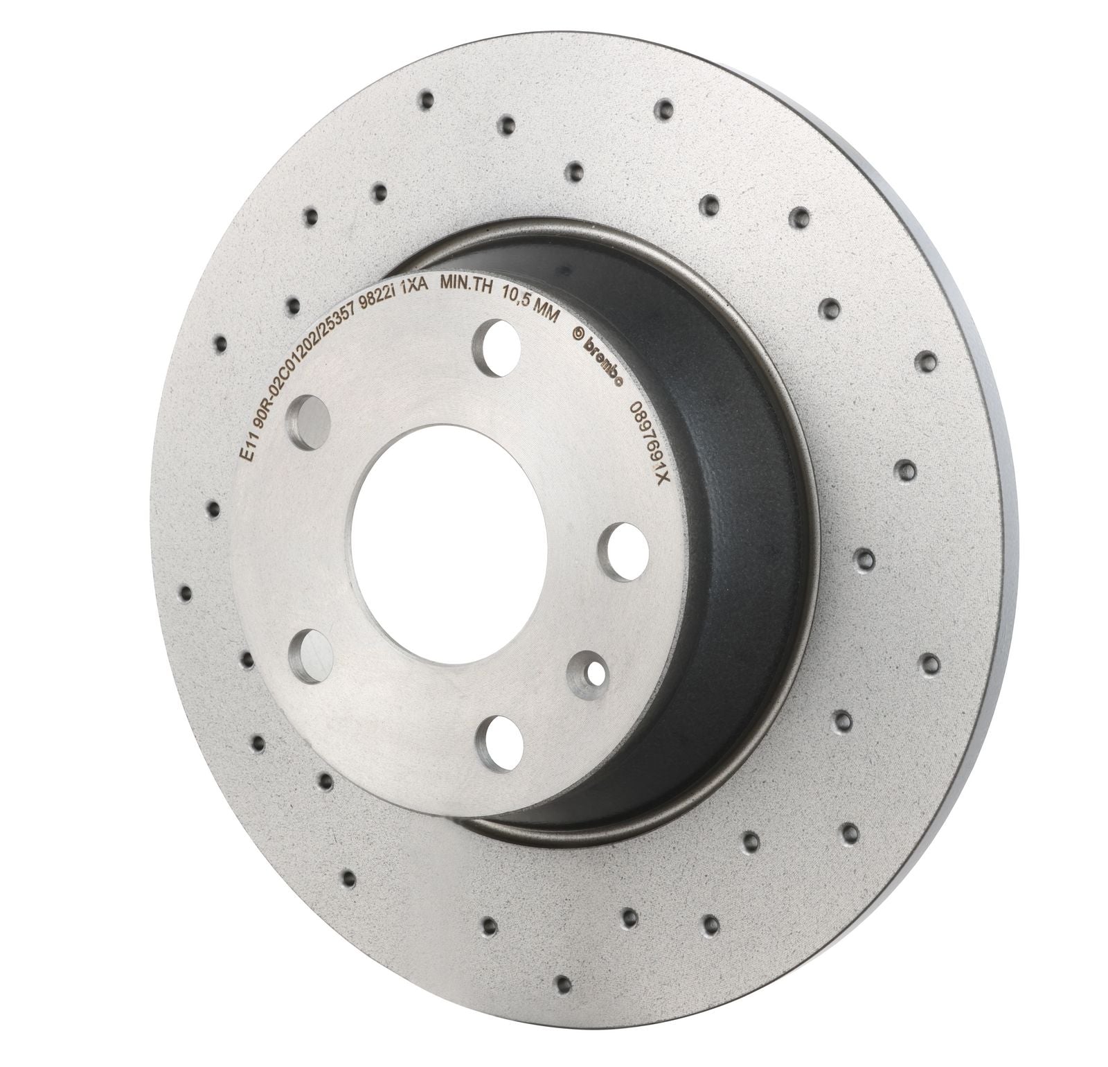 XTRA Drilled Rear Disc Brake Rotor - 08.9769.1X_09