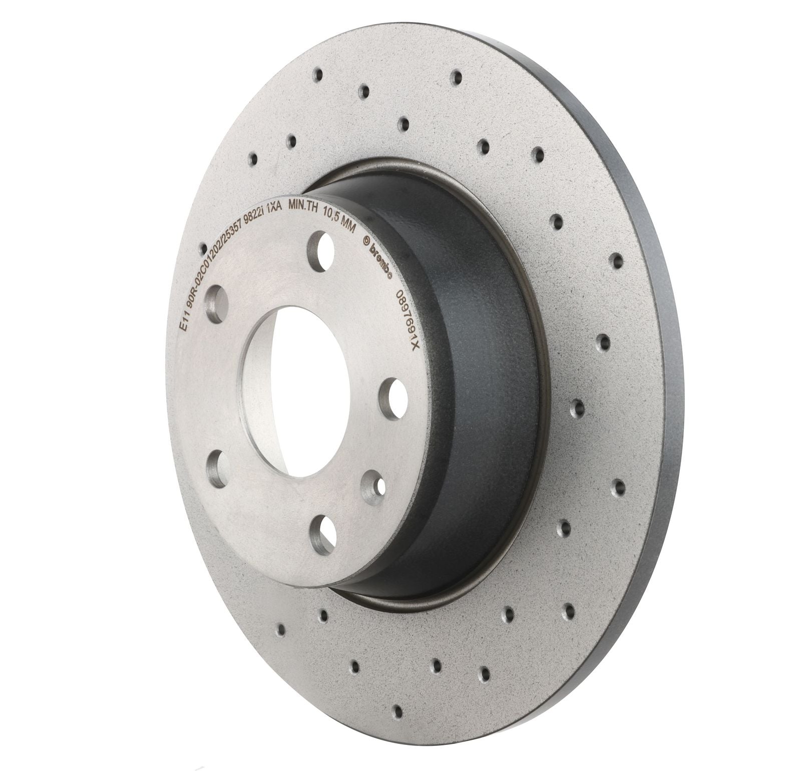 XTRA Drilled Rear Disc Brake Rotor - 08.9769.1X_10