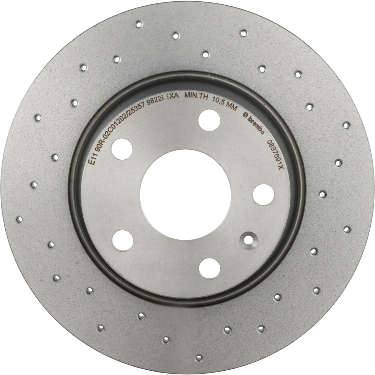 XTRA Drilled Rear Disc Brake Rotor - 08.9769.1X_04