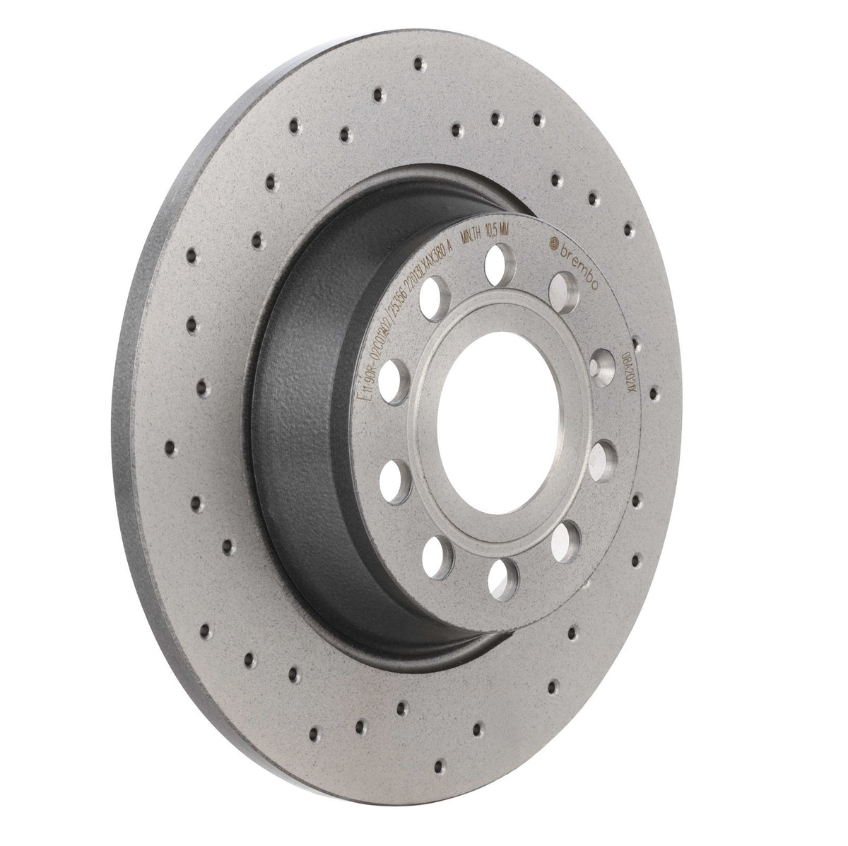 XTRA Drilled Rear Disc Brake Rotor - 08.A202.1X_28