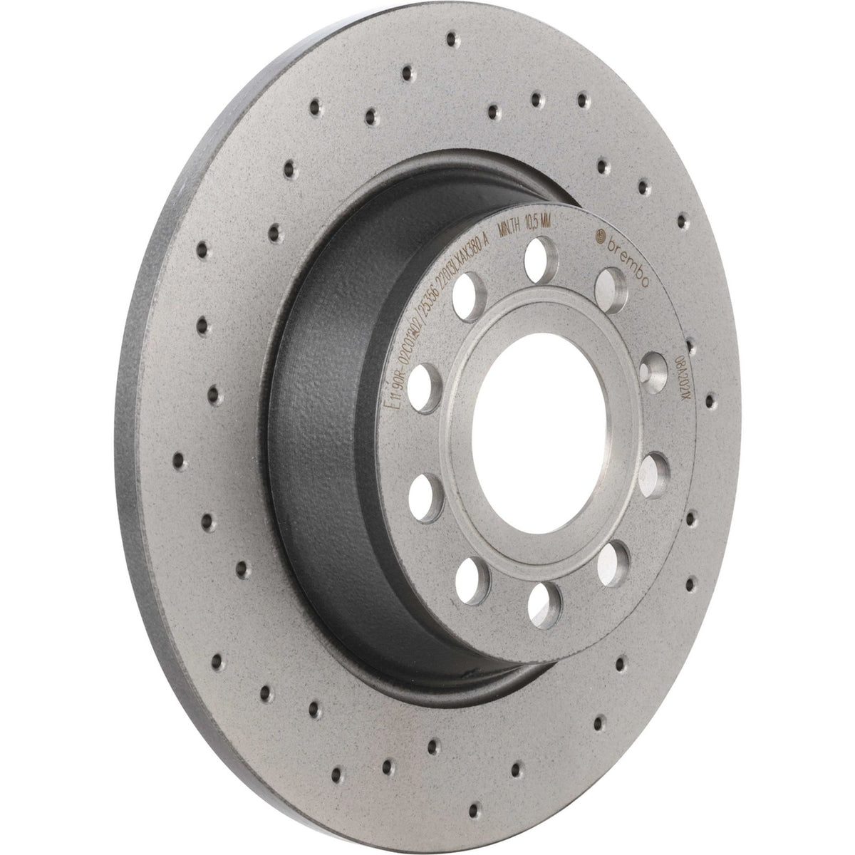 XTRA Drilled Rear Disc Brake Rotor - 08.A202.1X_05
