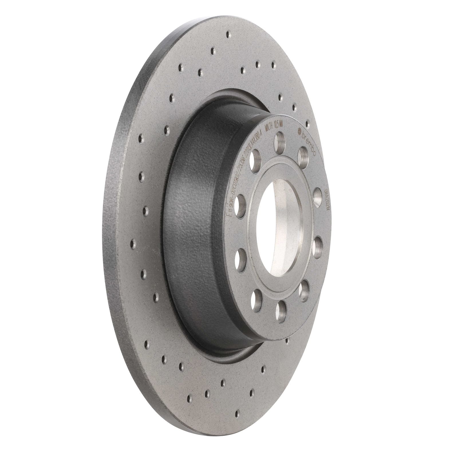 XTRA Drilled Rear Disc Brake Rotor - 08.A202.1X_27