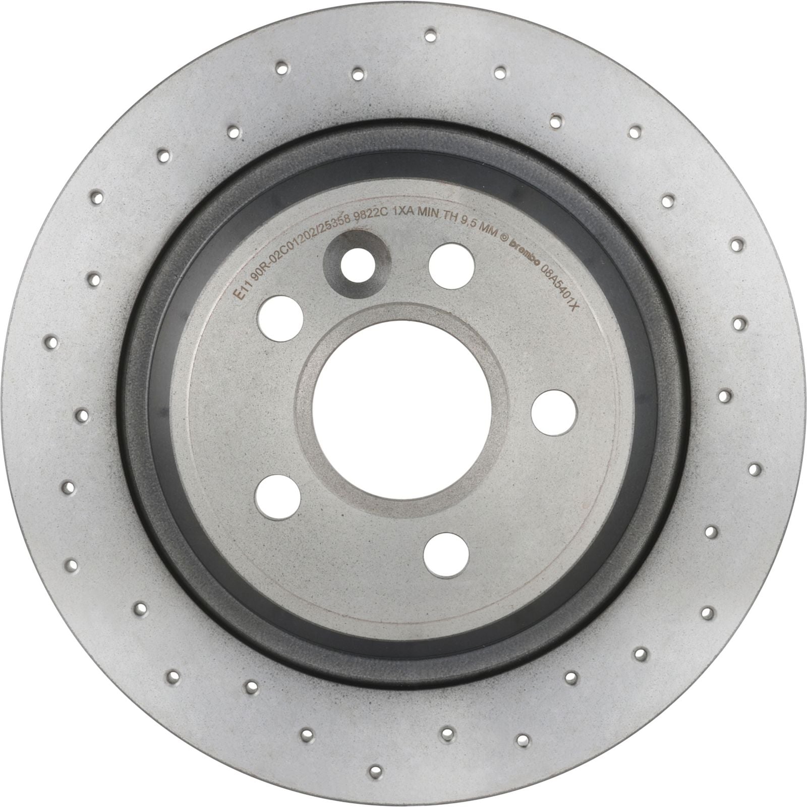 XTRA Drilled Rear Disc Brake Rotor - 08.A540.1X_05