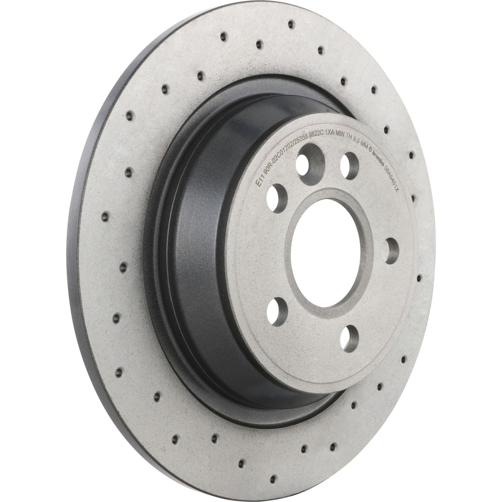 XTRA Drilled Rear Disc Brake Rotor - 08.A540.1X_02