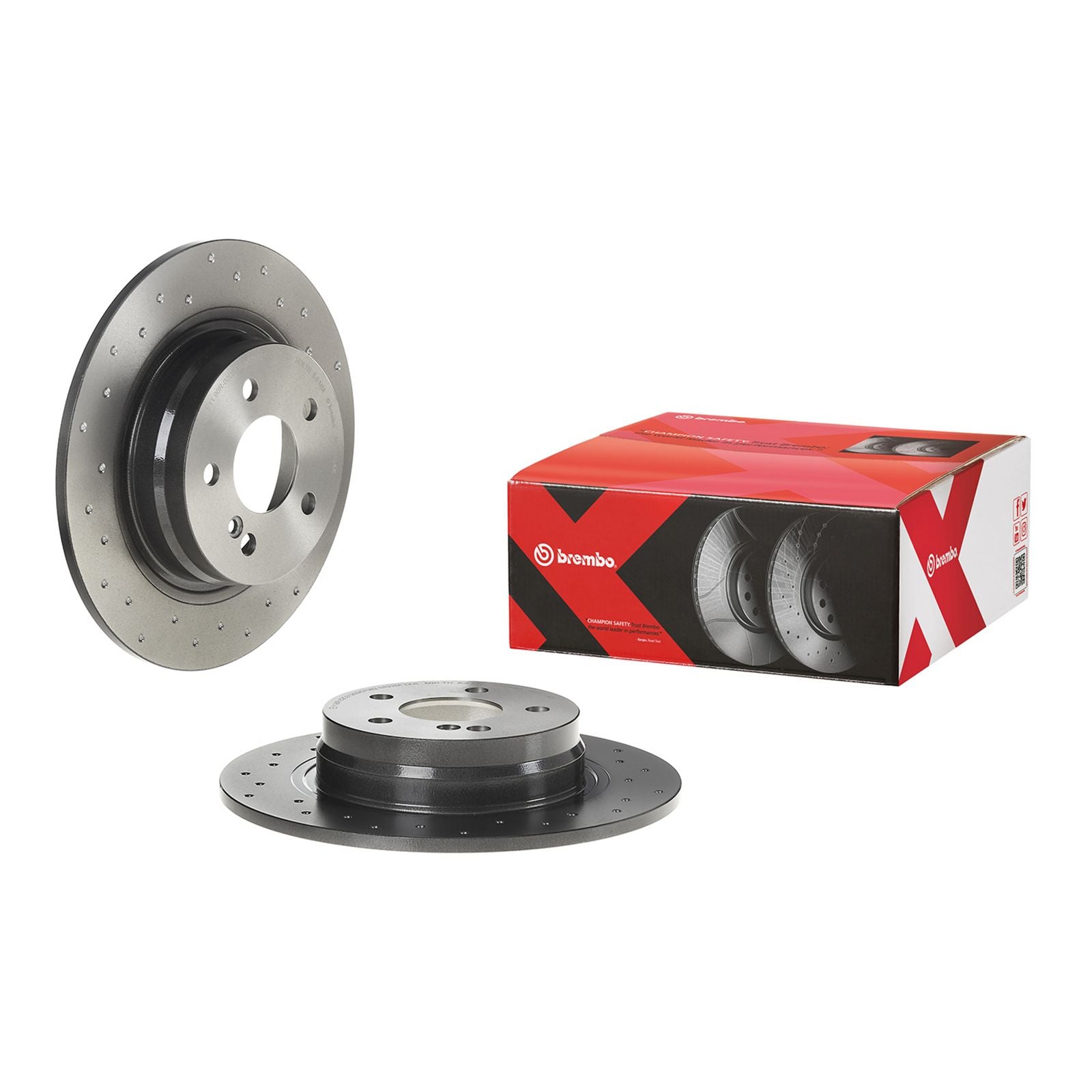 XTRA Drilled Rear Disc Brake Rotor - 08.A612.4X_01