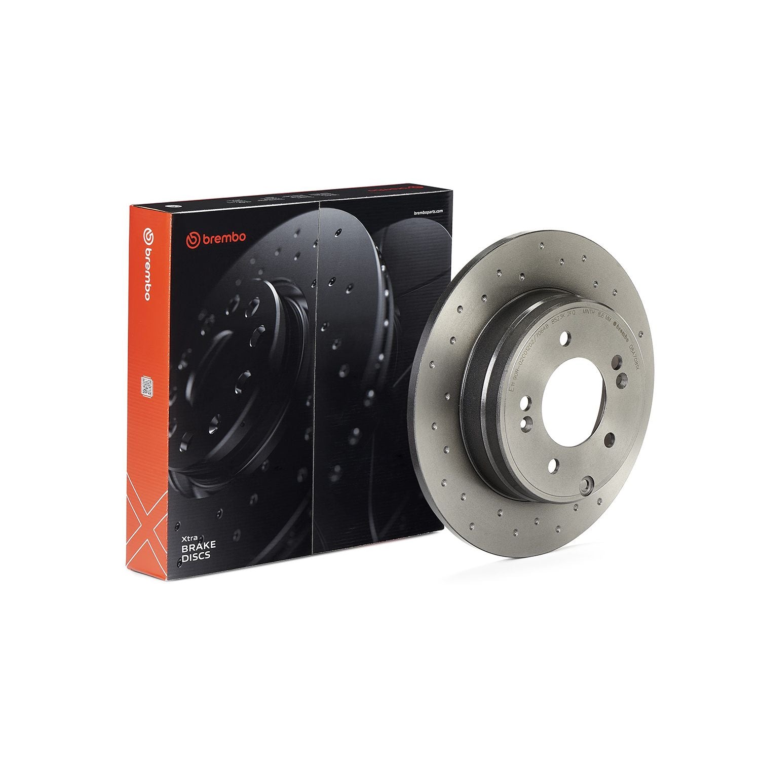 XTRA Drilled Rear Disc Brake Rotor - 08.A708.1X_02