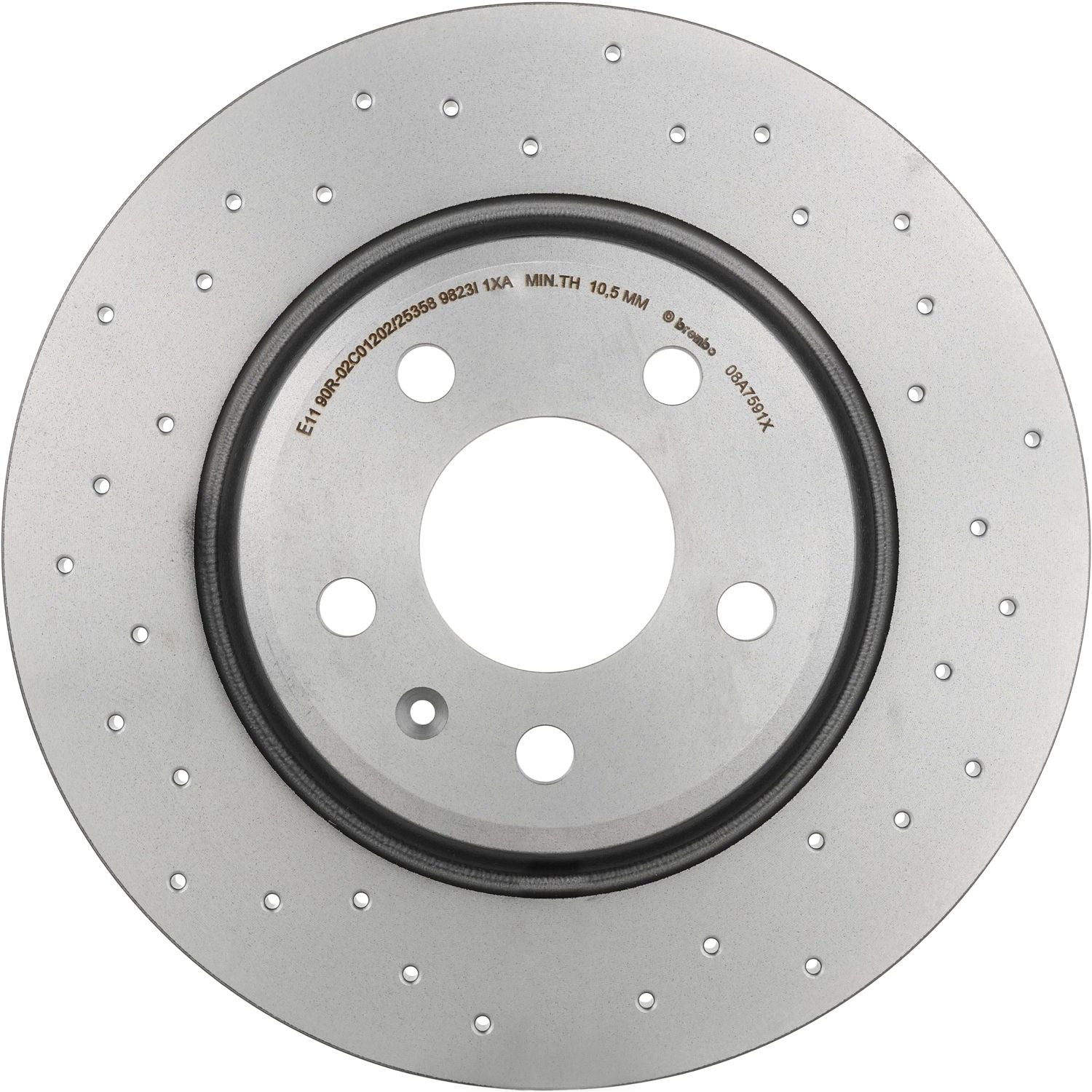 XTRA Drilled Rear Disc Brake Rotor - 08.A759.1X_01