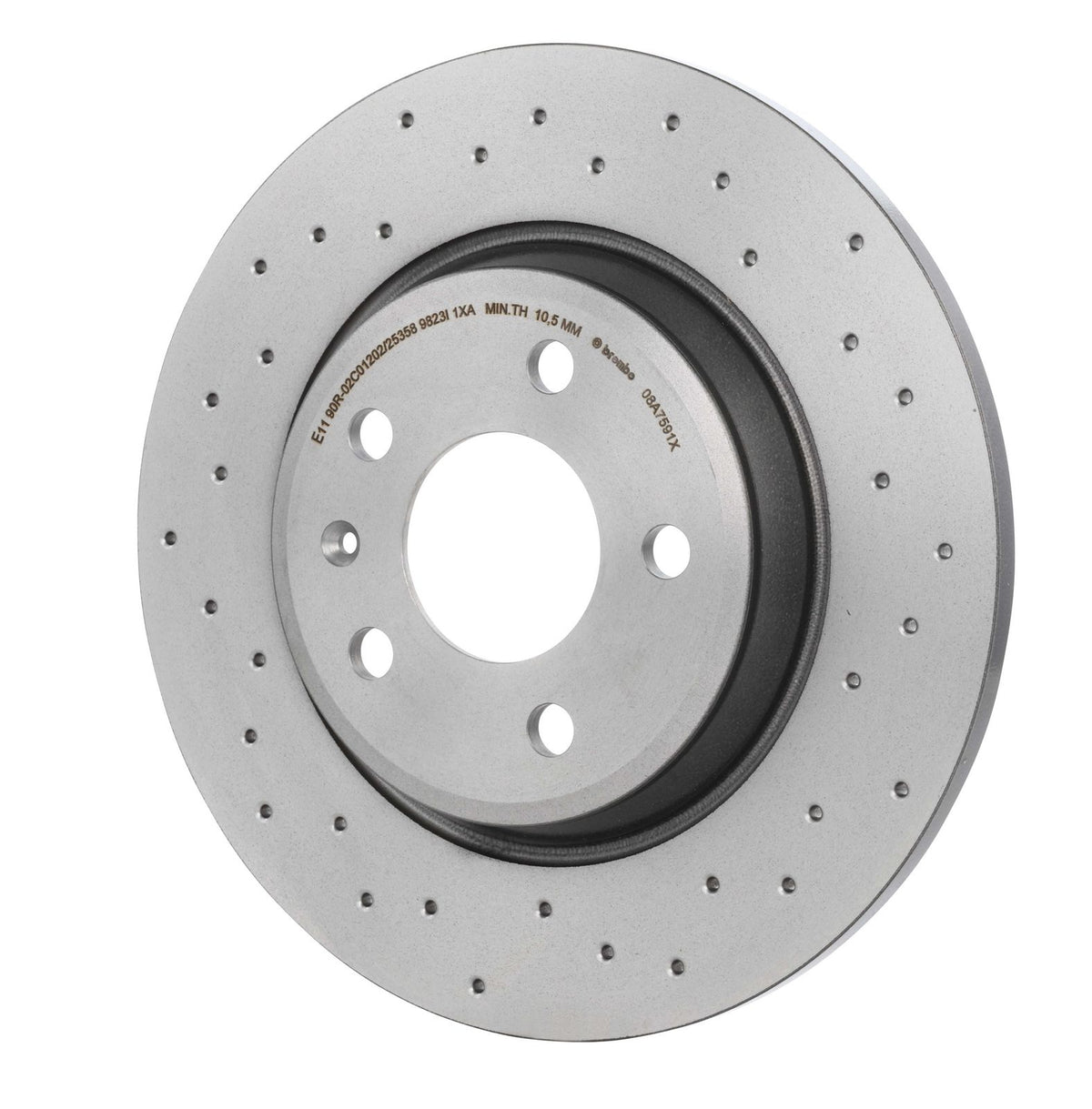 XTRA Drilled Rear Disc Brake Rotor - 08.A759.1X_09