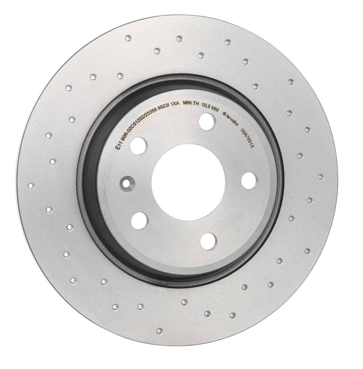 XTRA Drilled Rear Disc Brake Rotor - 08.A759.1X_30