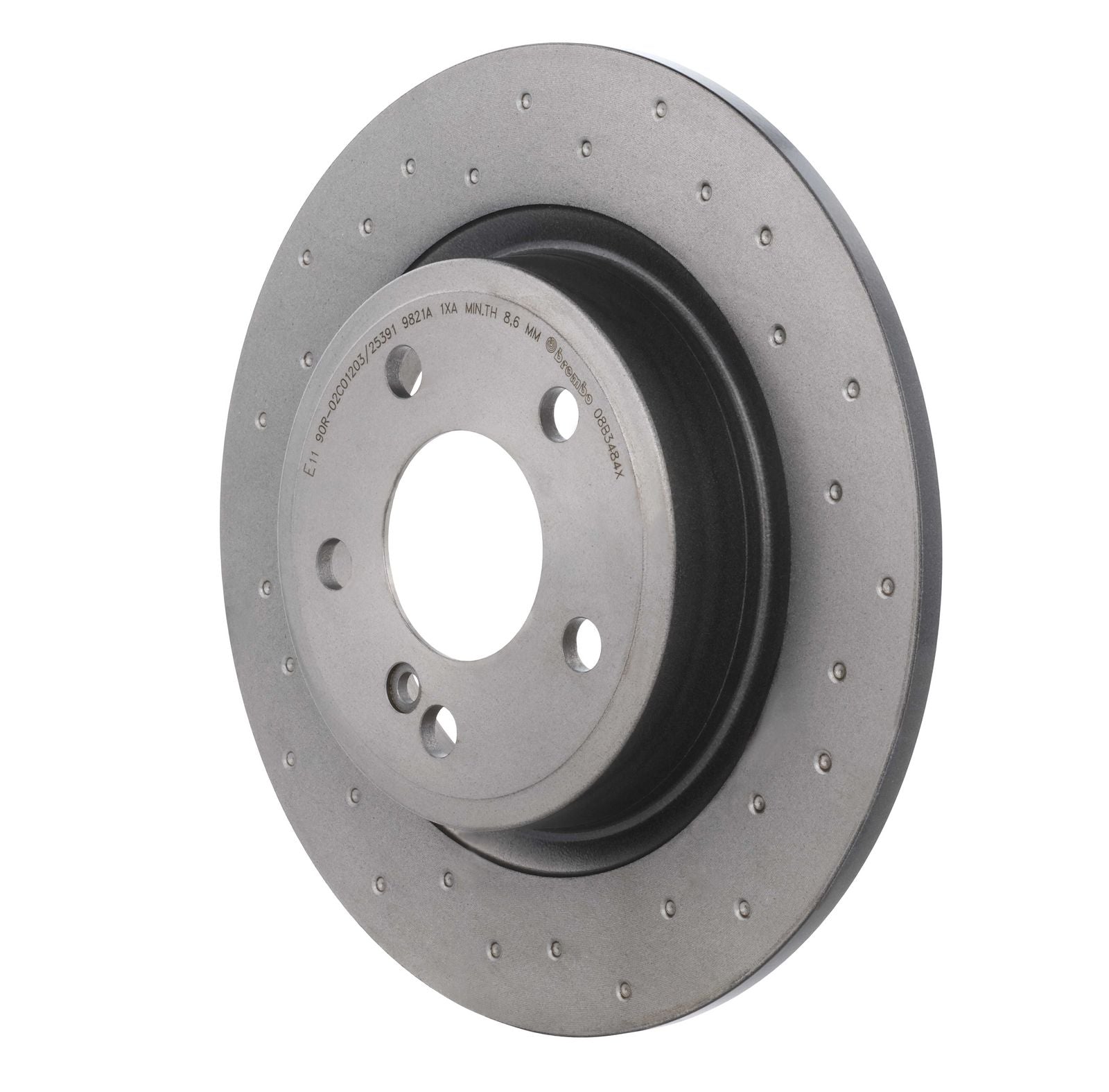 XTRA Drilled Rear Disc Brake Rotor - 08.B348.4X_11