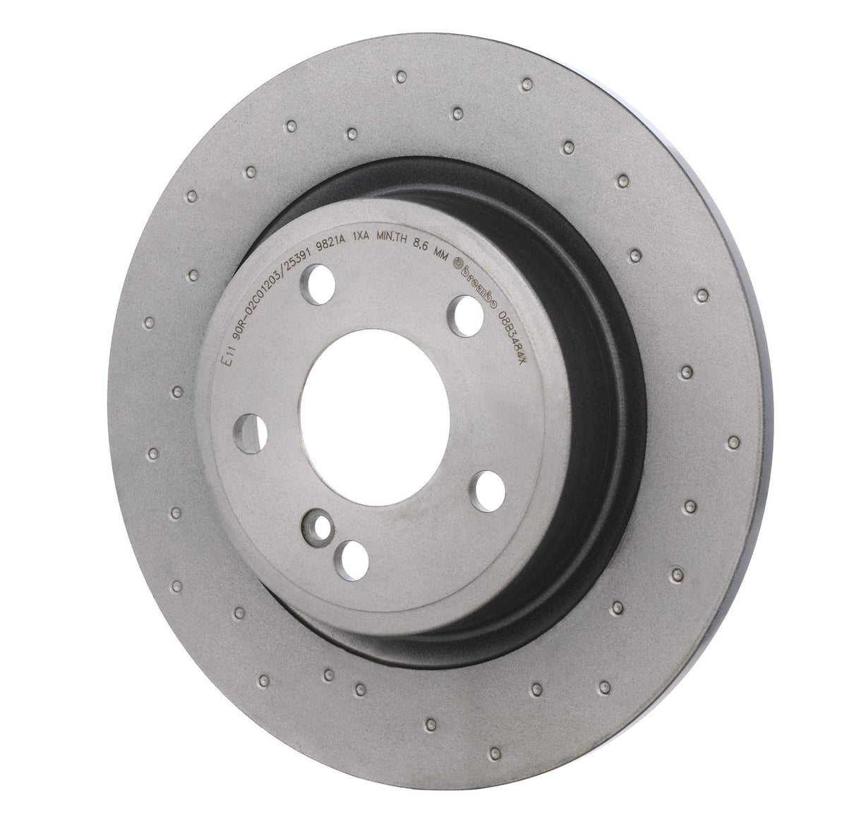 XTRA Drilled Rear Disc Brake Rotor - 08.B348.4X_10